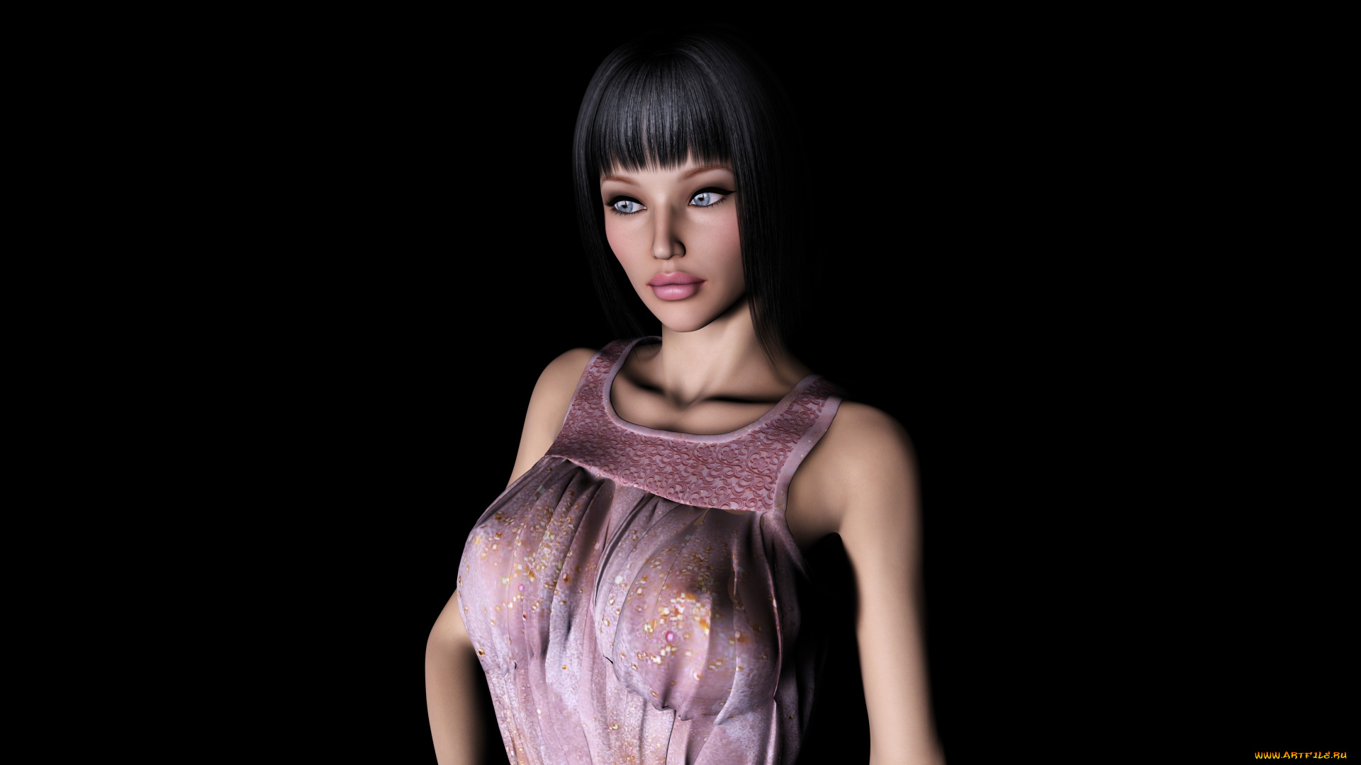 3д, графика, people, , люди, фон, взгляд, девушка