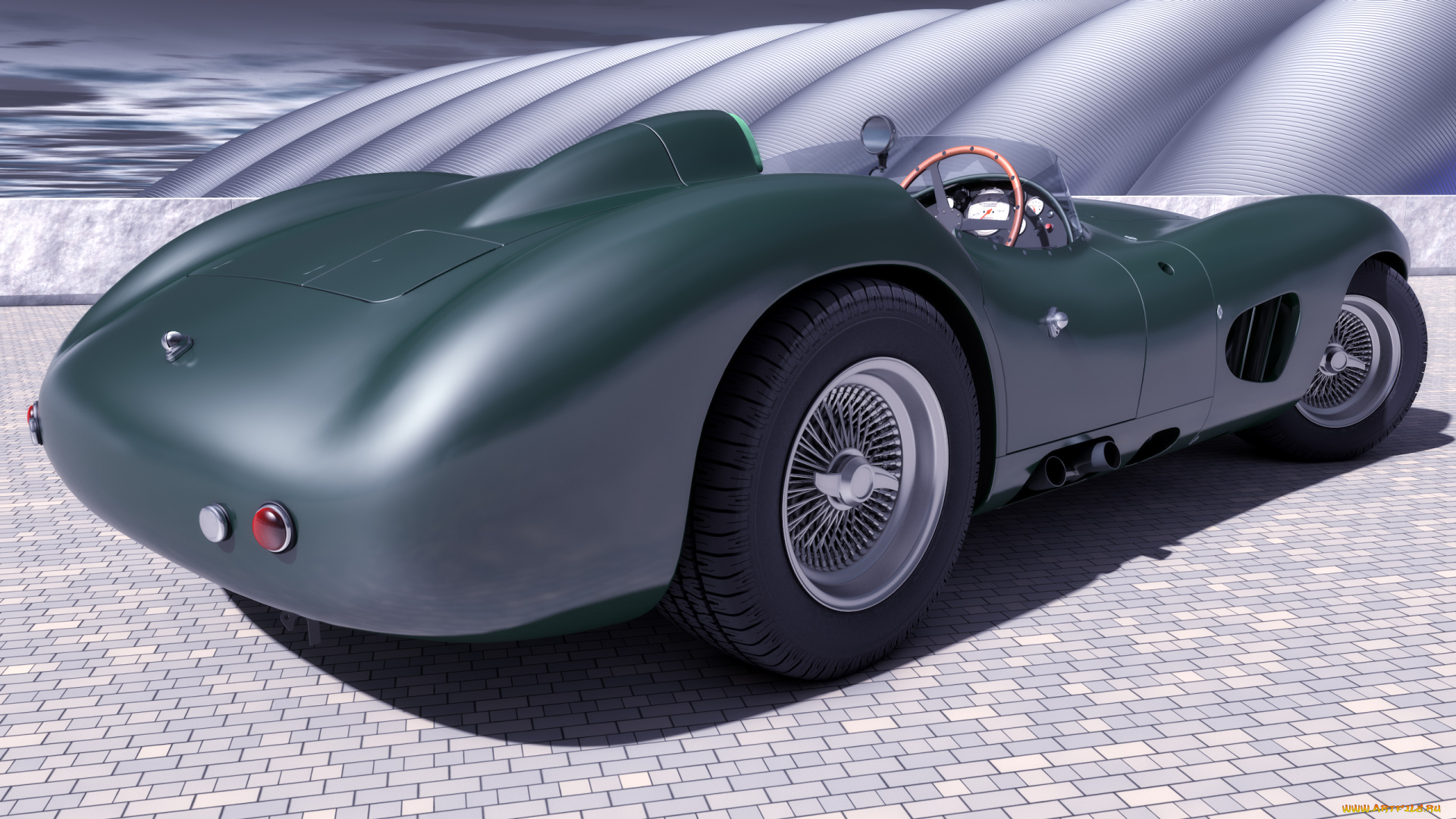 автомобили, 3д, dbr1, 1958, aston, martin