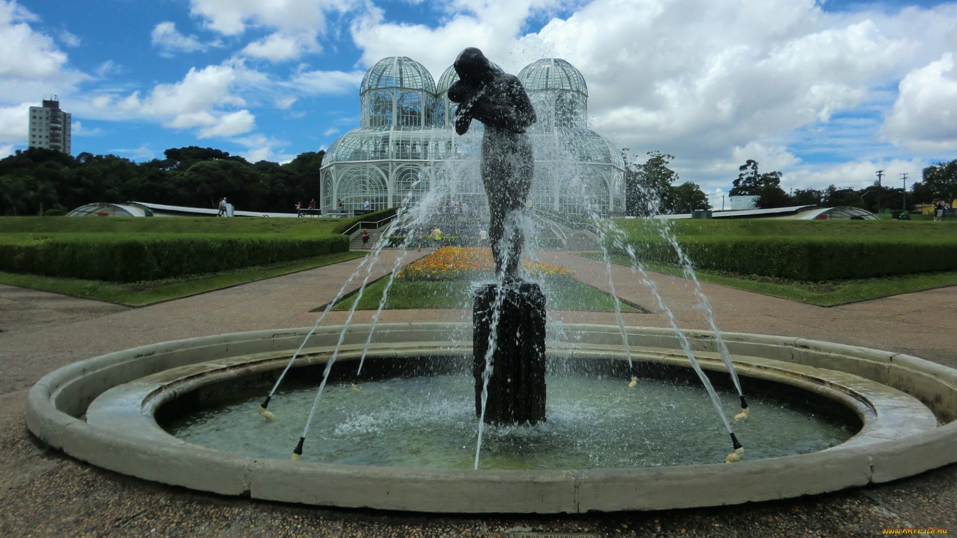 города, -, фонтаны, фонтан