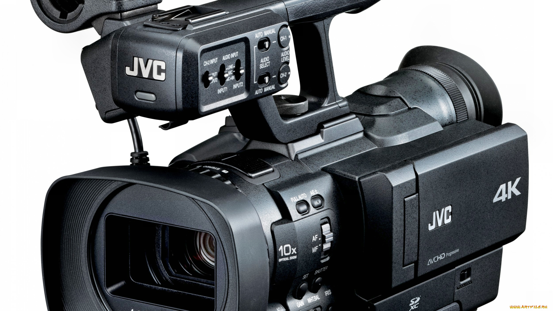 jvc, gy-hmq10, бренды, jvc, видеокамера, цифровая, объектив, микрофон