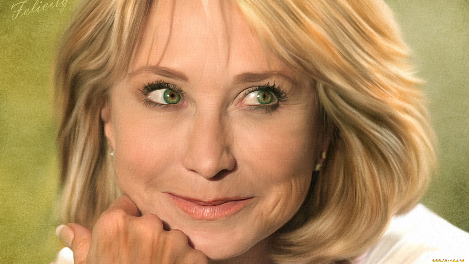 рисованные, люди, портрет, felicity, kendal, текстура