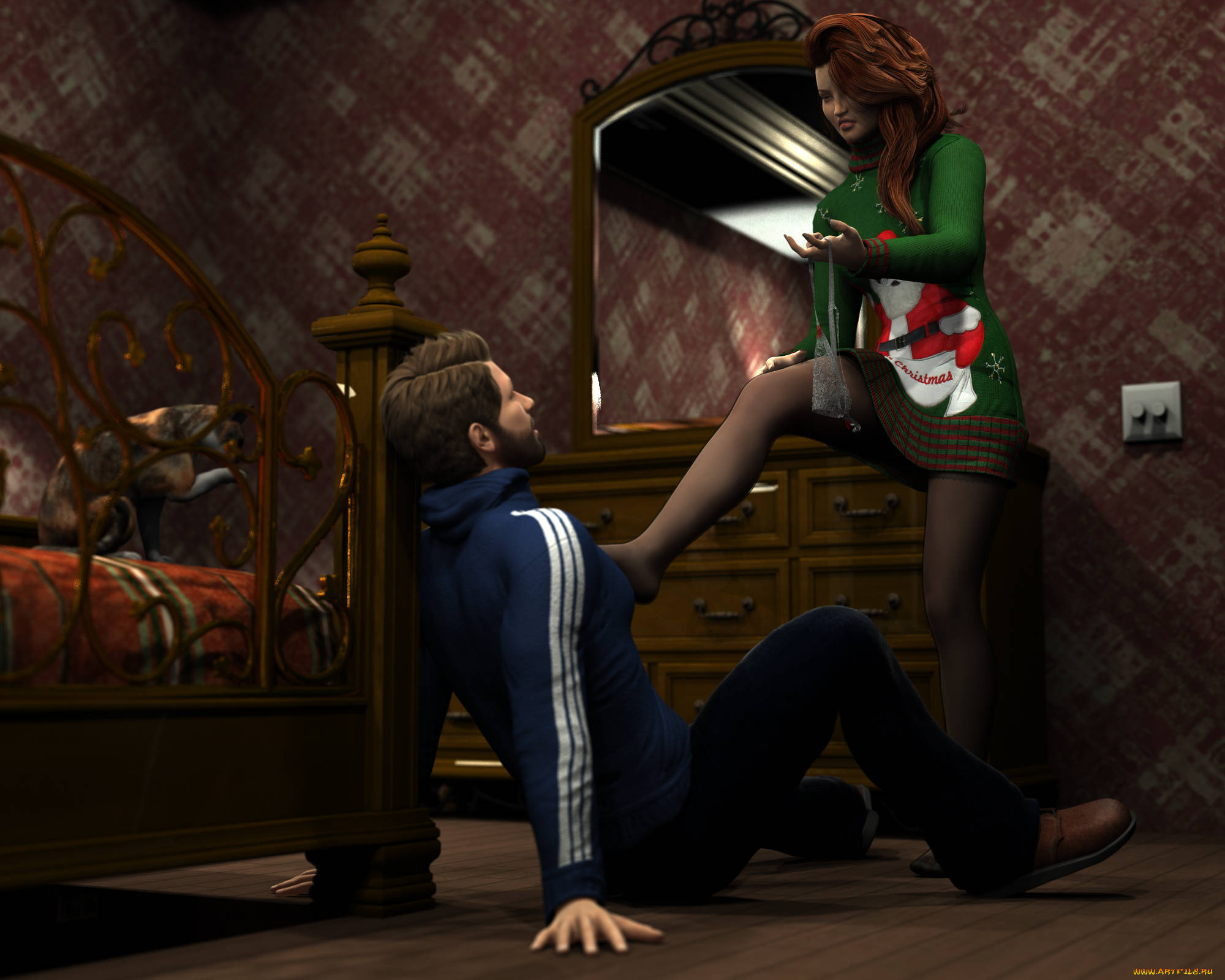 3д, графика, people, , люди, девушка, парень