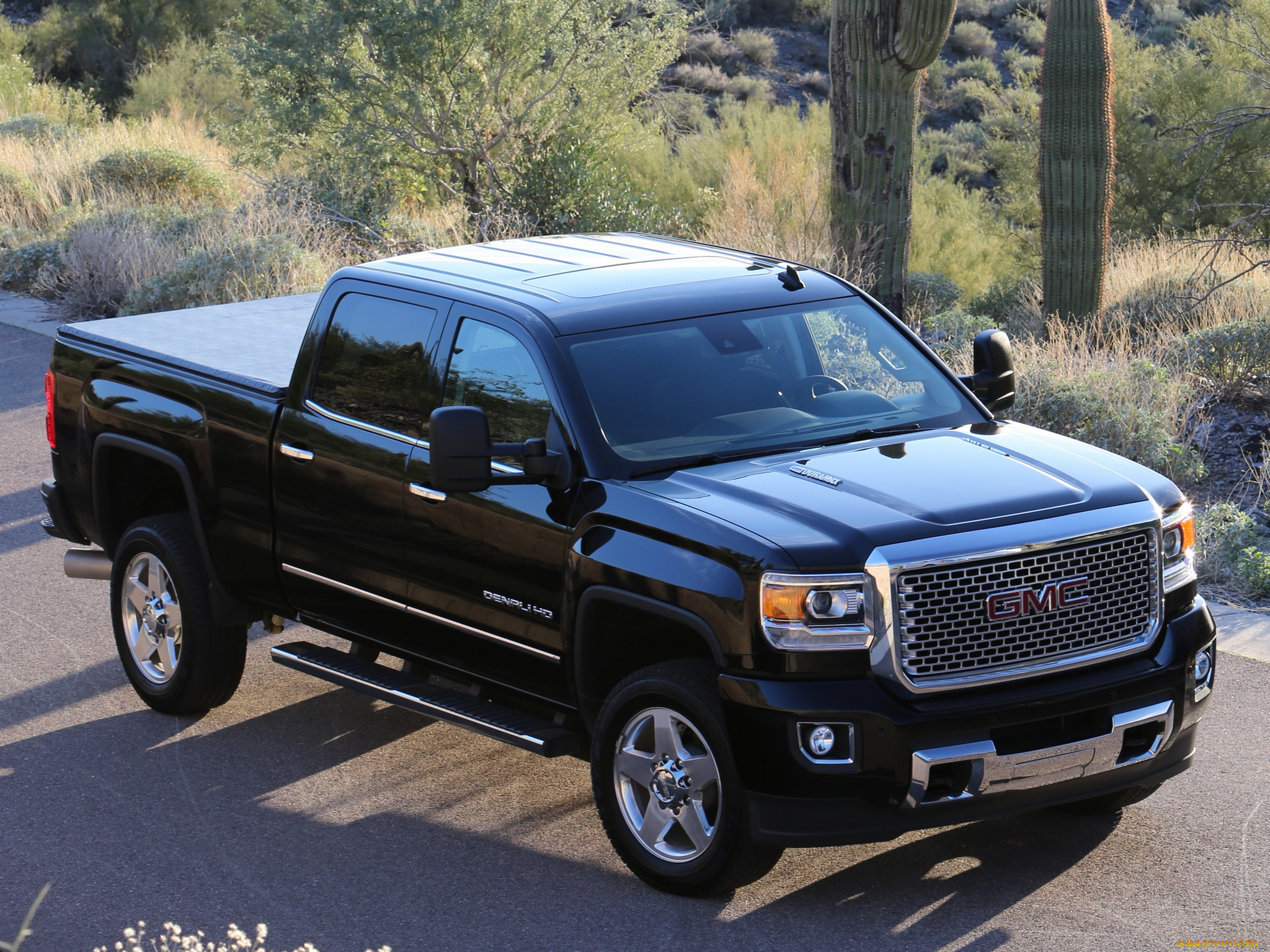 автомобили, gm-gmc, gmc, темный, hd, 2500, denali, sierra, 2014г, cab, crew