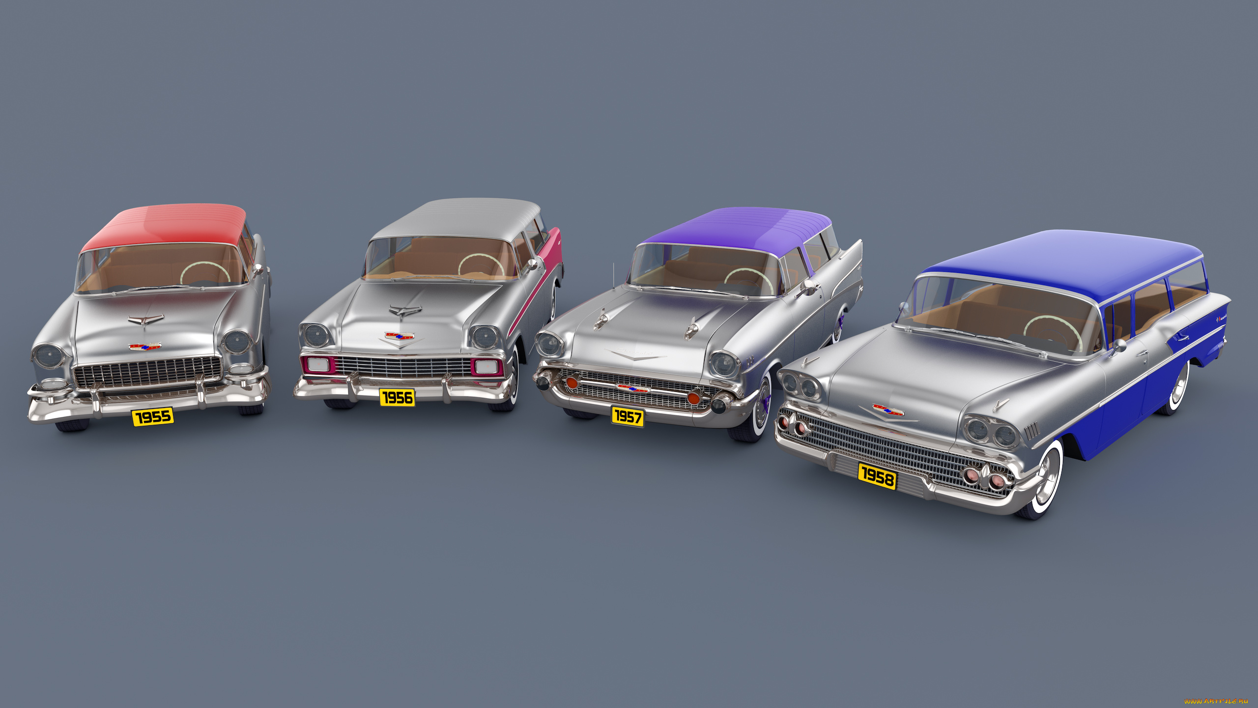 автомобили, 3д, mix, chevrolet, nomad