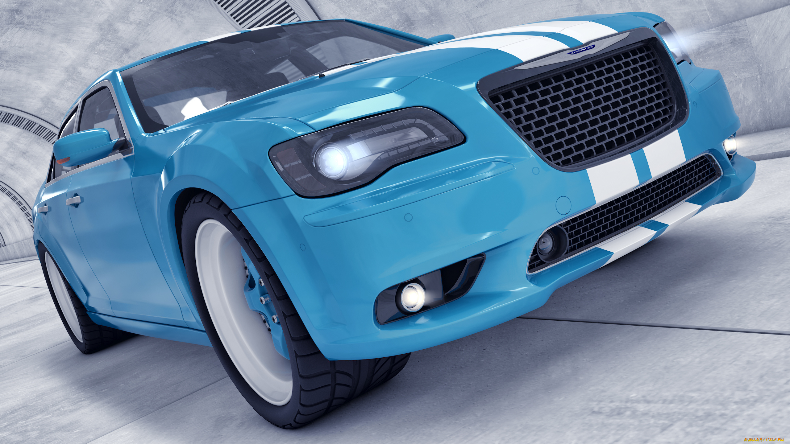 автомобили, 3д, srt8, 300, chrysler, 2012