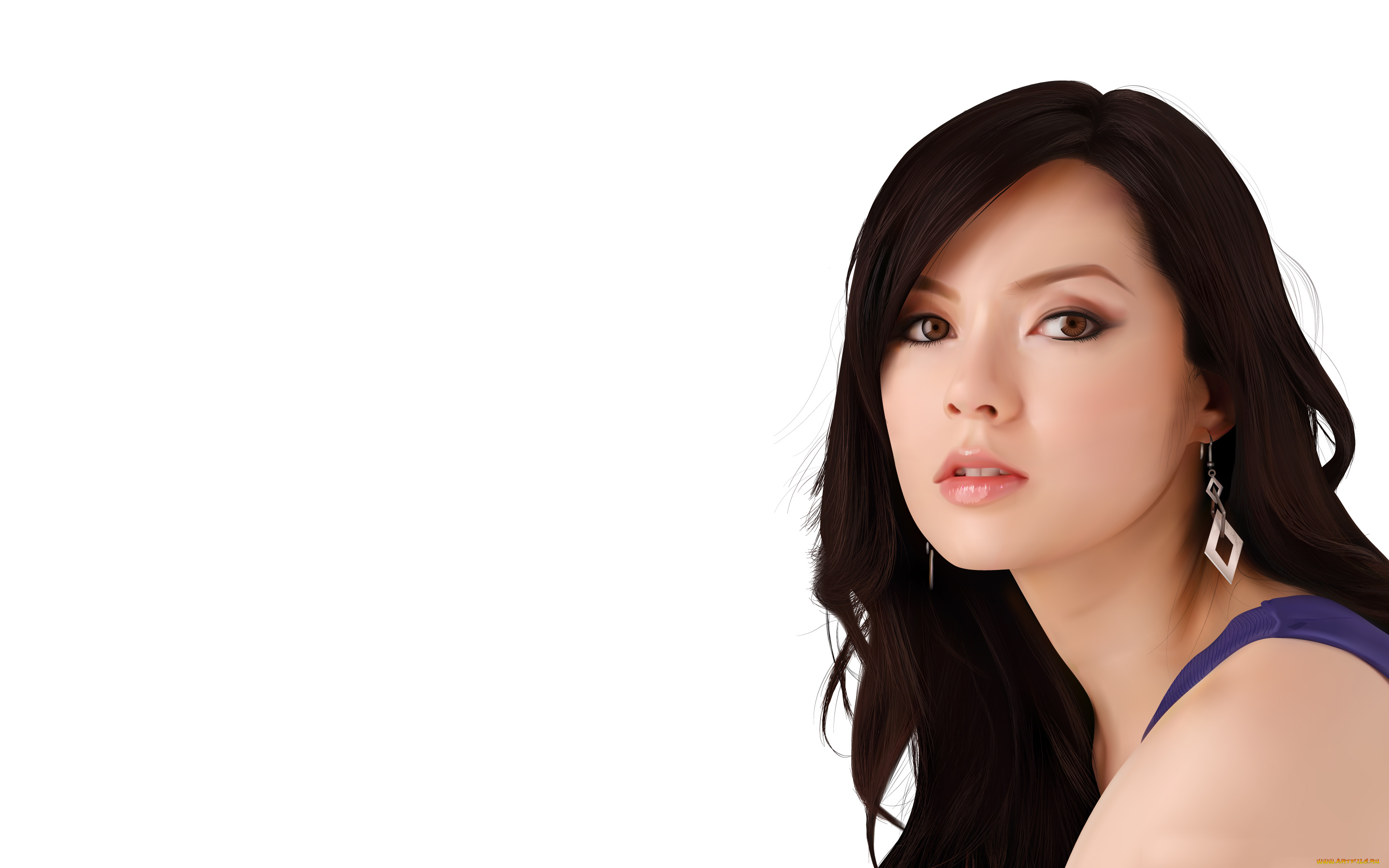 девушка, рисованные, люди, marie, digby