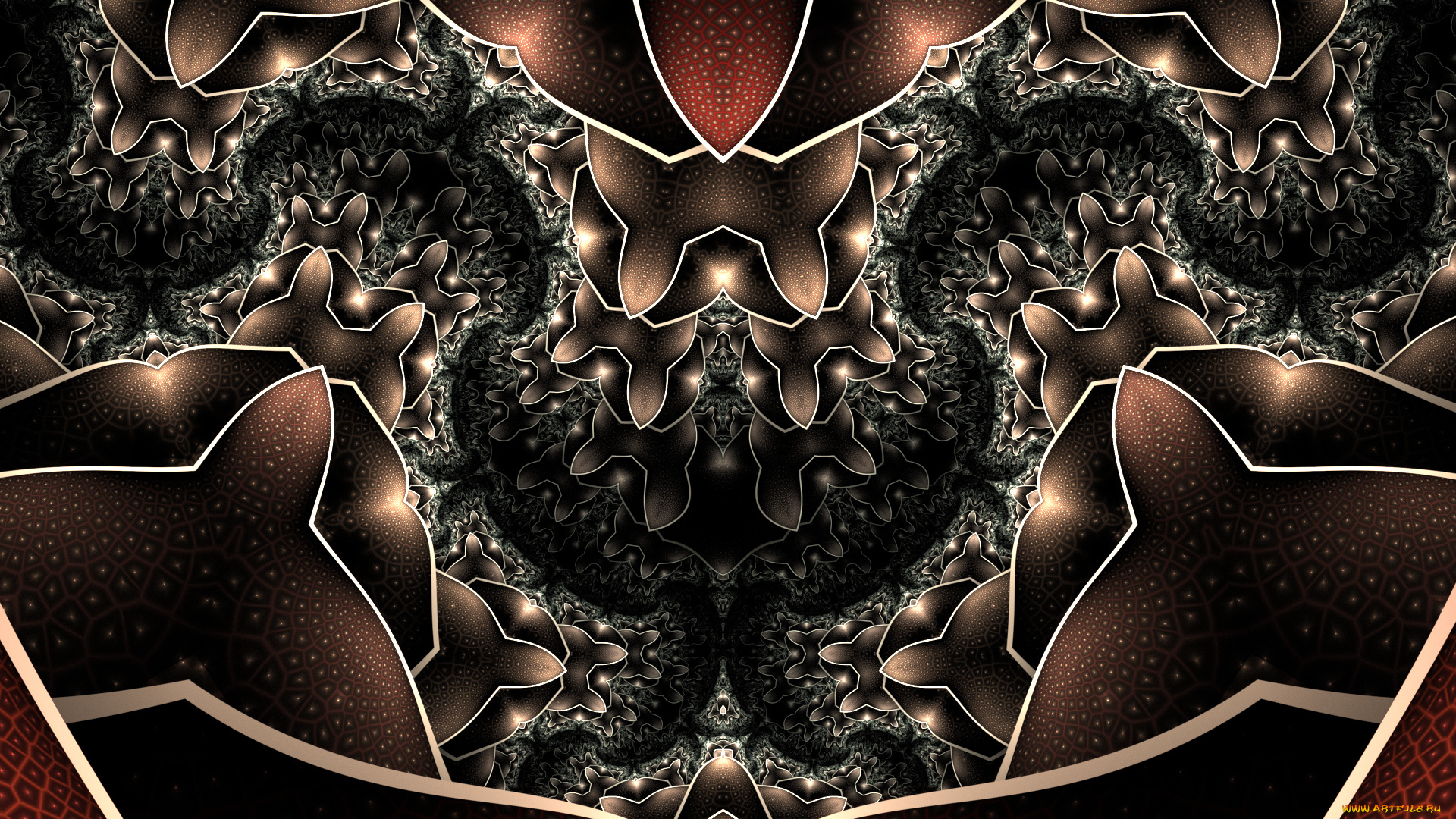 3д, графика, фракталы, , fractal, цвета, фон, узор