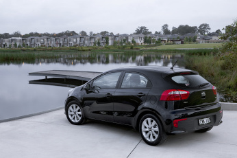 обоя автомобили, kia, темный, 2015г, ub, 5-door, au-spec, rio