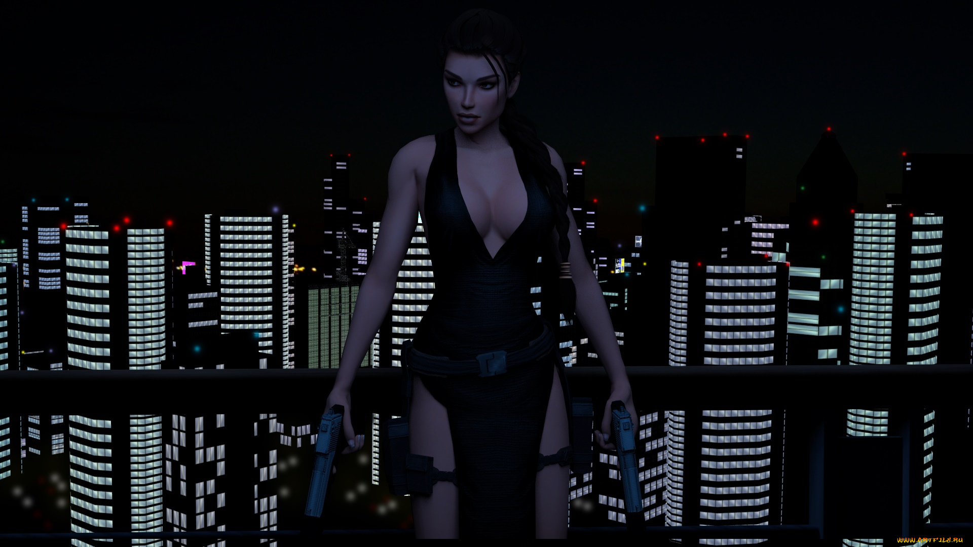 3д, графика, фантазия, , fantasy, девушка, взгляд, фон, оружие