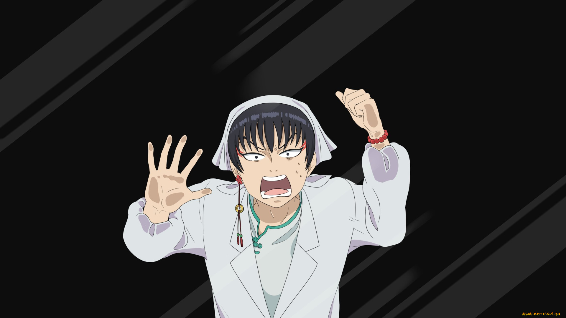 аниме, hoozuki, no, reitetsu, хакутаку, хладнокровный, хозуки