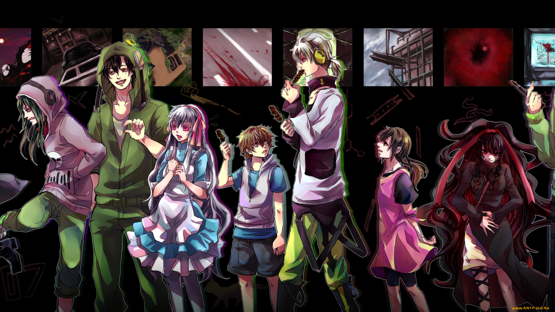 аниме, kagerou, project, kagerou, project