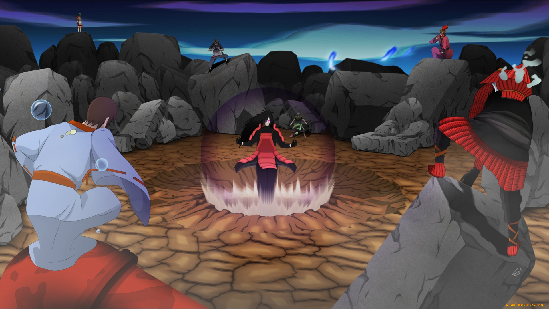 аниме, naruto, мадара, джинчурики