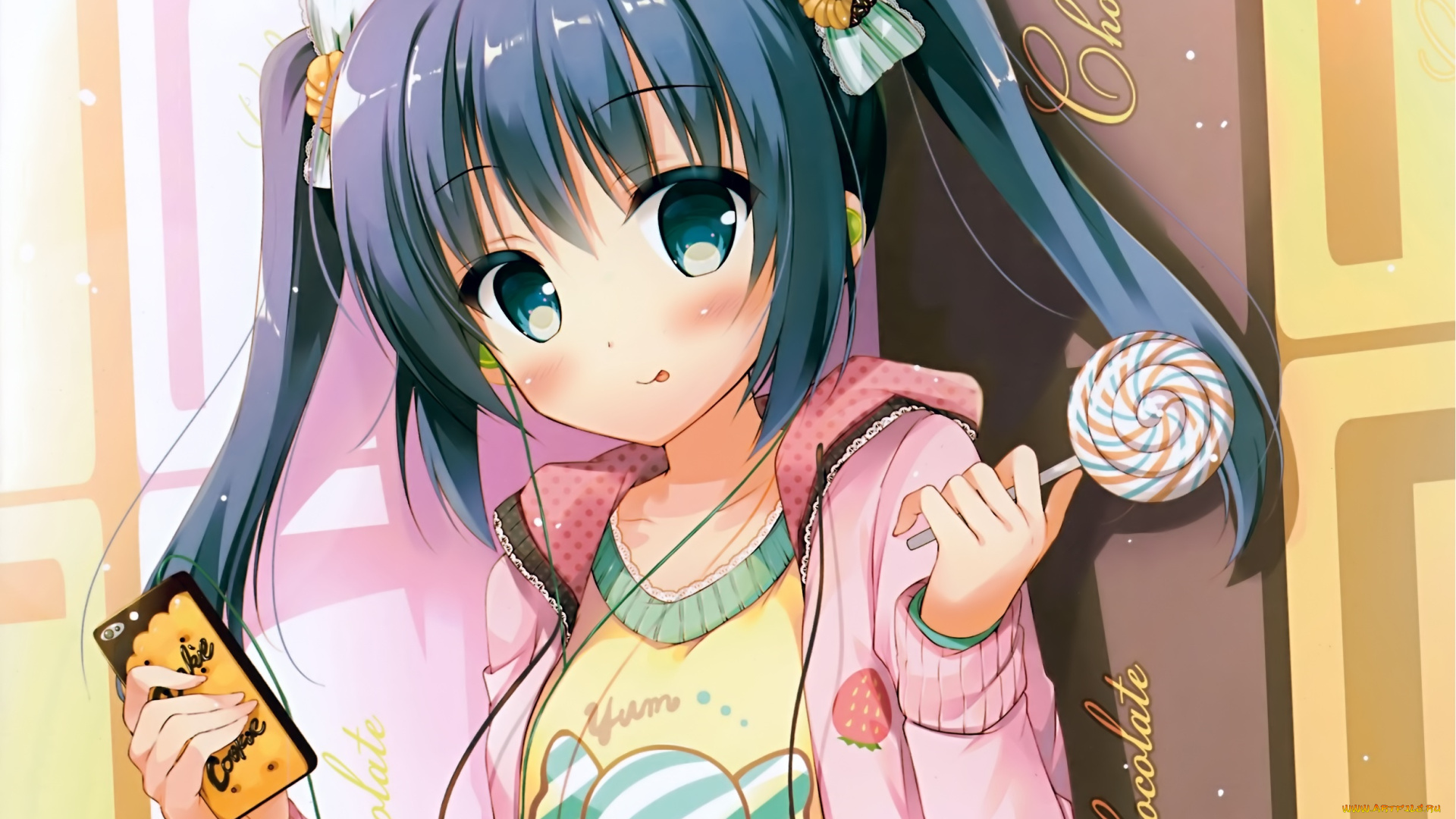 аниме, unknown, , другое, девушка, фон, взгляд