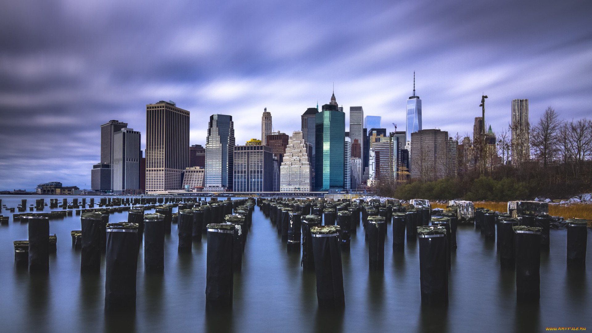 brooklyn, matchsticks, города, нью-йорк, , сша, сваи, гавань