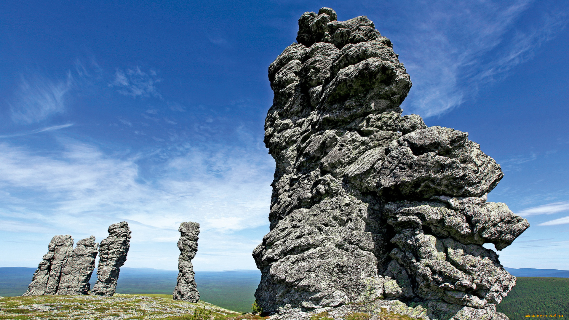столбы, выветривания, природа, пейзажи, коми, столбы, выветривания