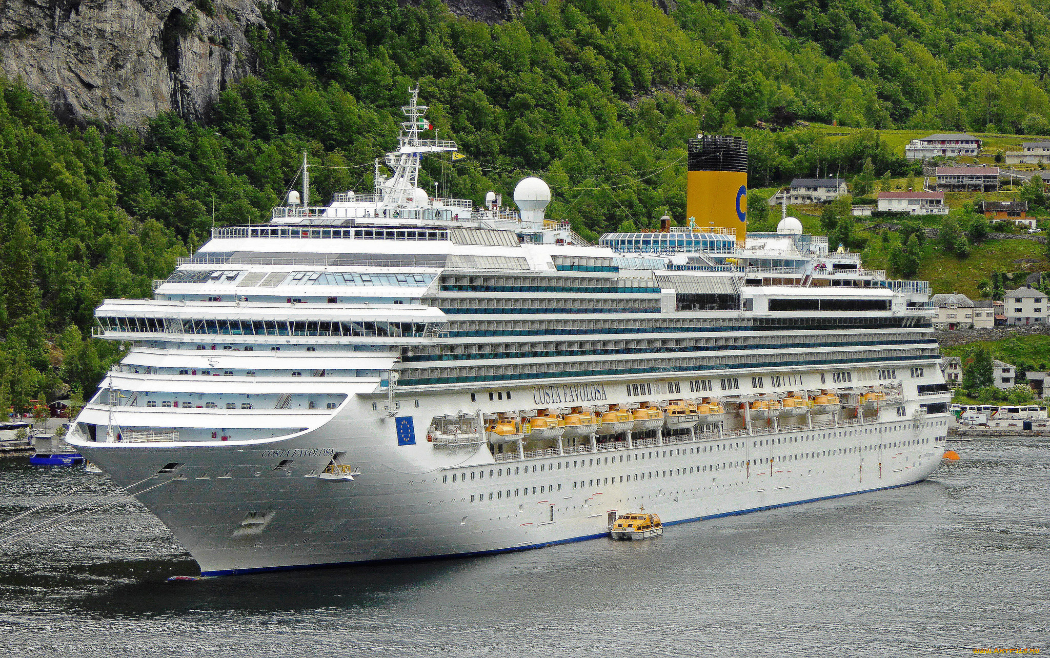 costa, favolosa, корабли, лайнеры, круиз, лайнер