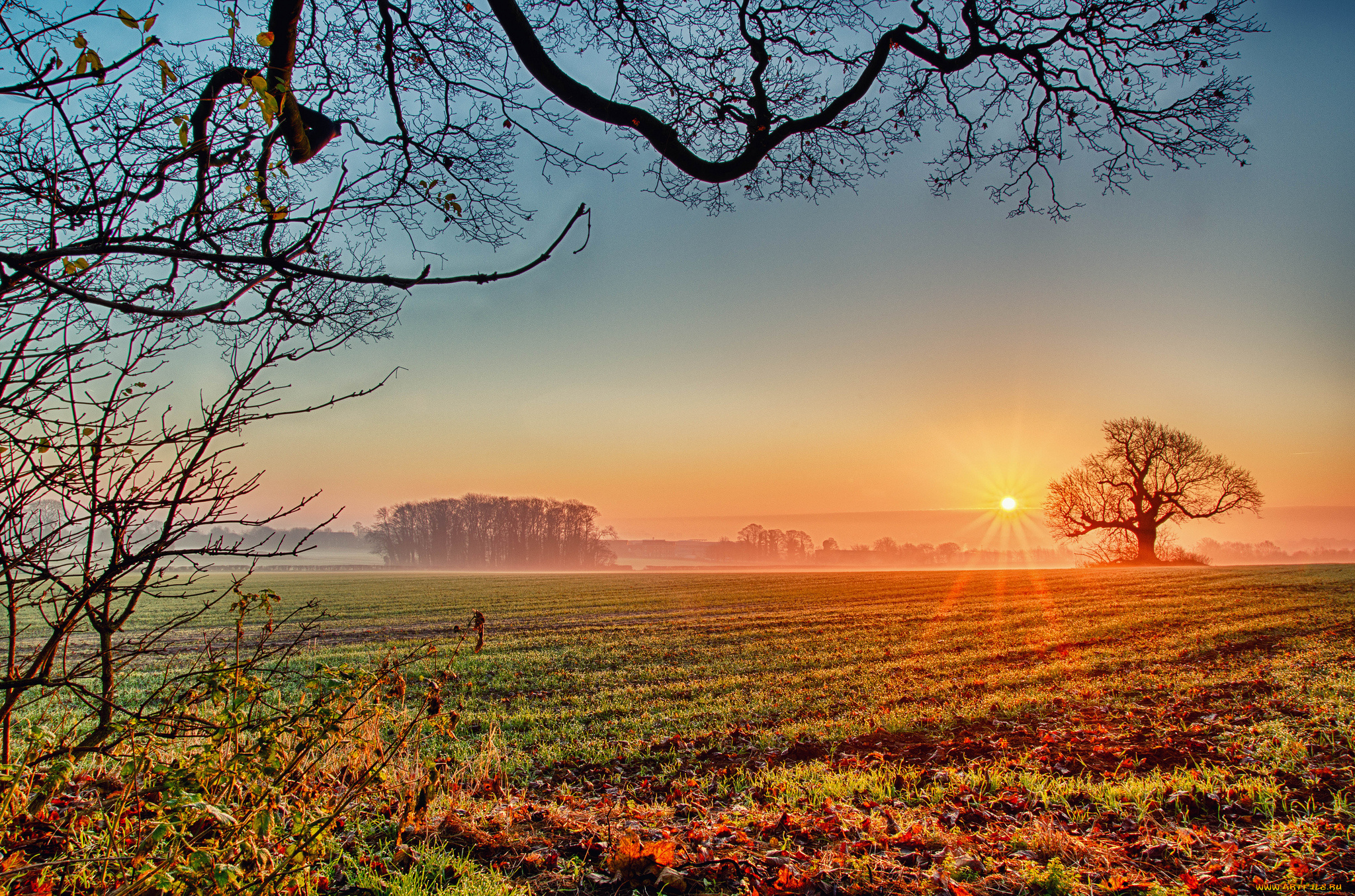 природа, восходы, закаты, рассвет