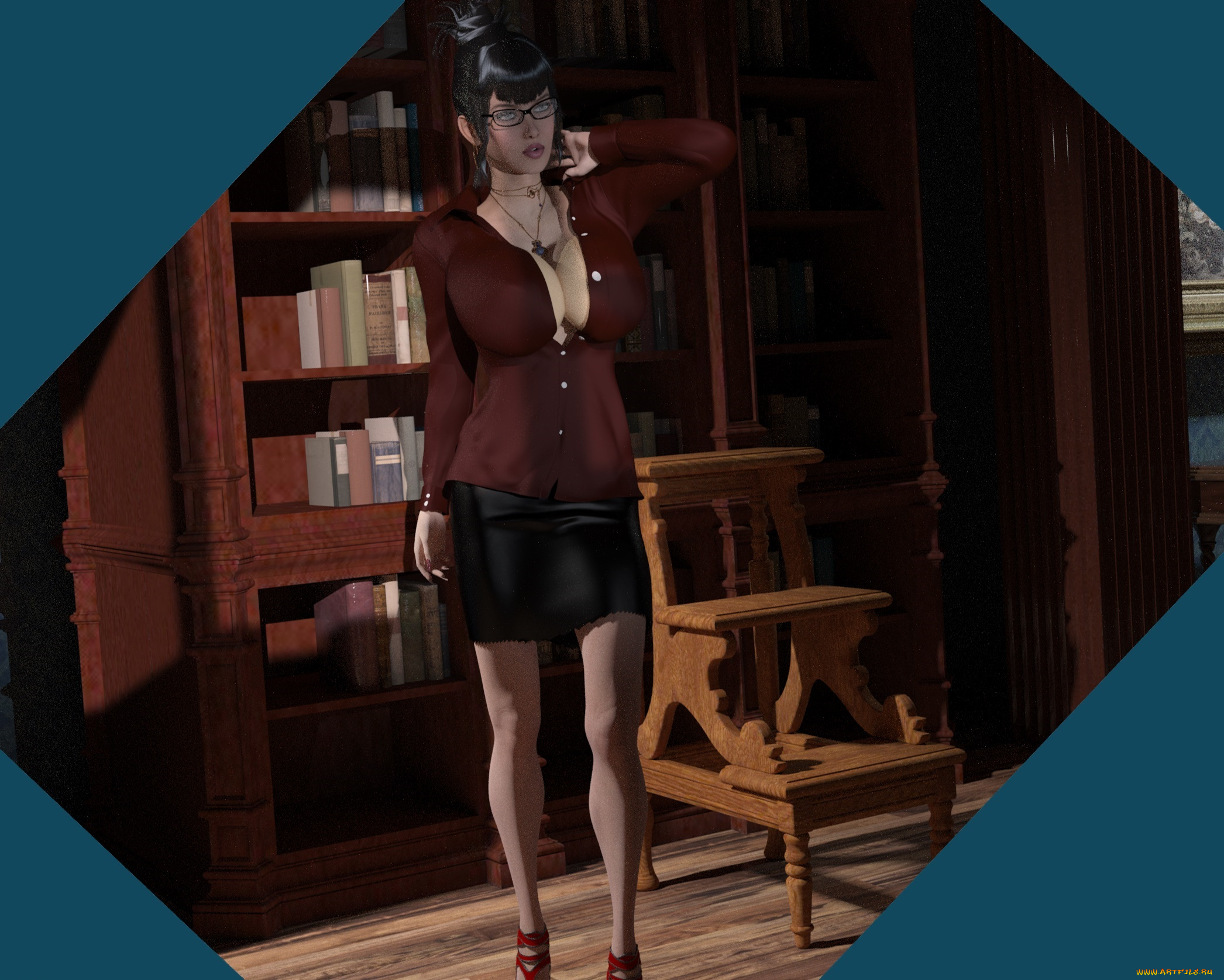 3д, графика, люди, , people, девушка, взгляд, фон