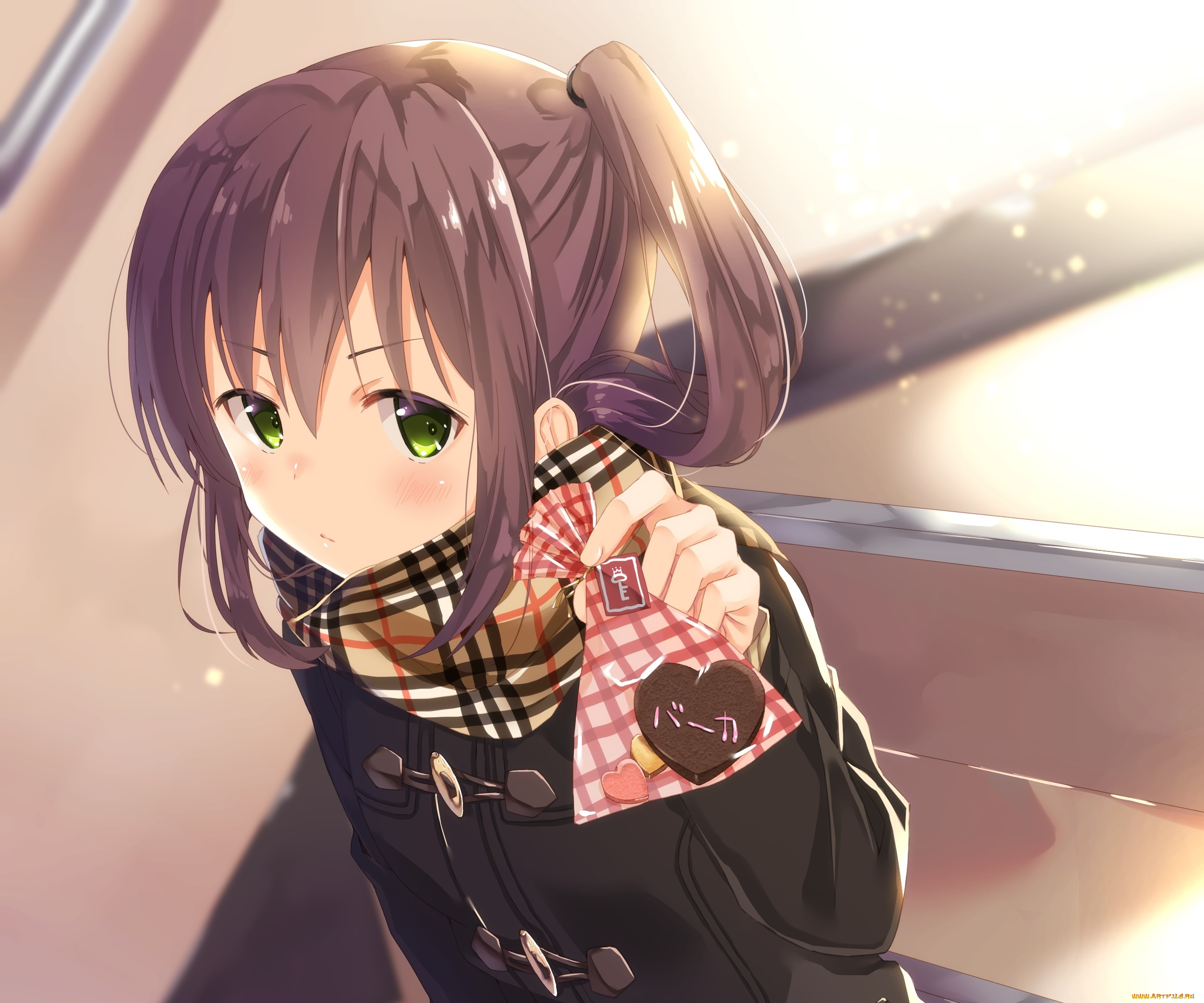 аниме, unknown, , другое, взгляд, фон, девушка