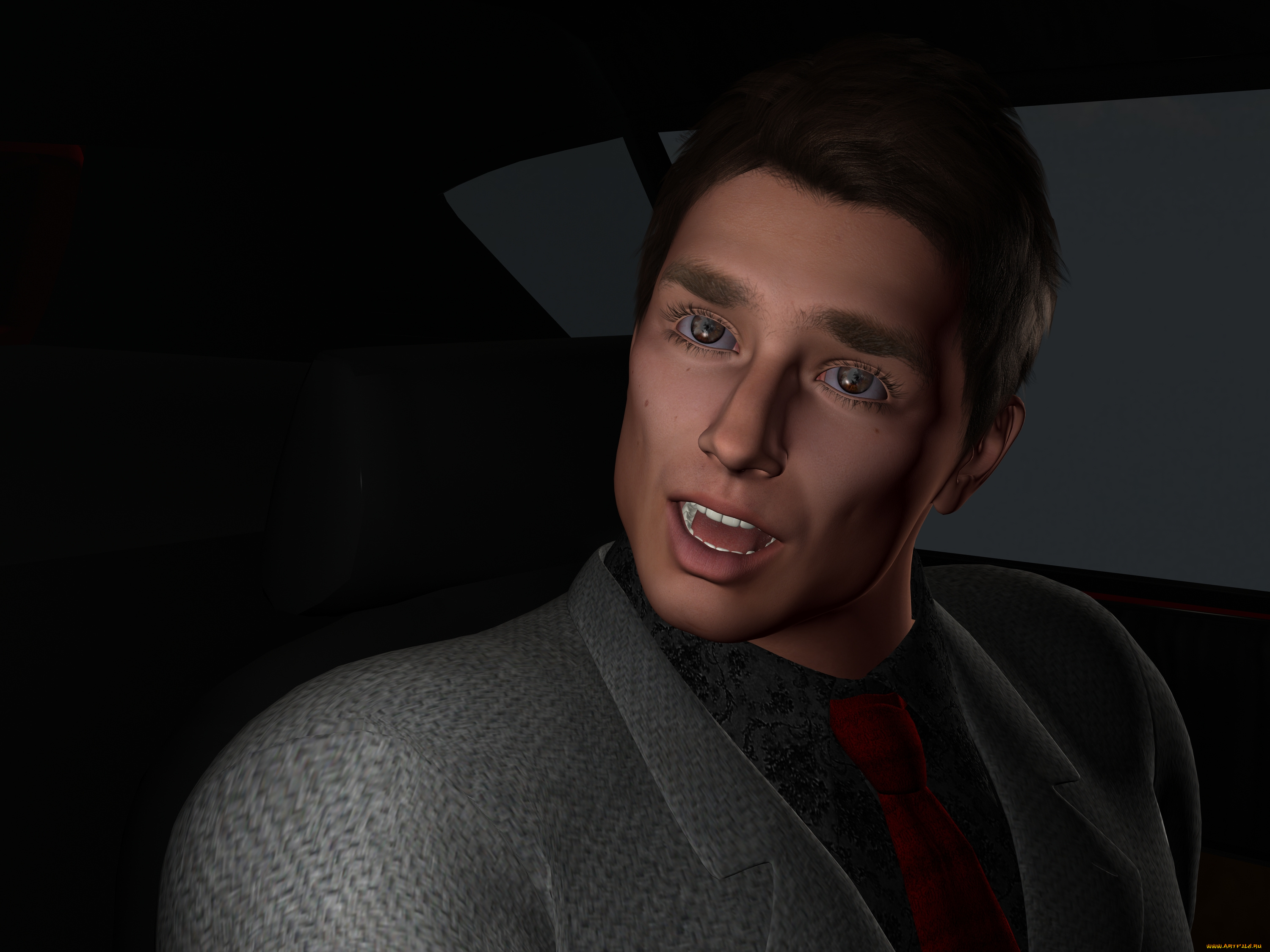 3д, графика, люди, , people, мужчина, взгляд, фон