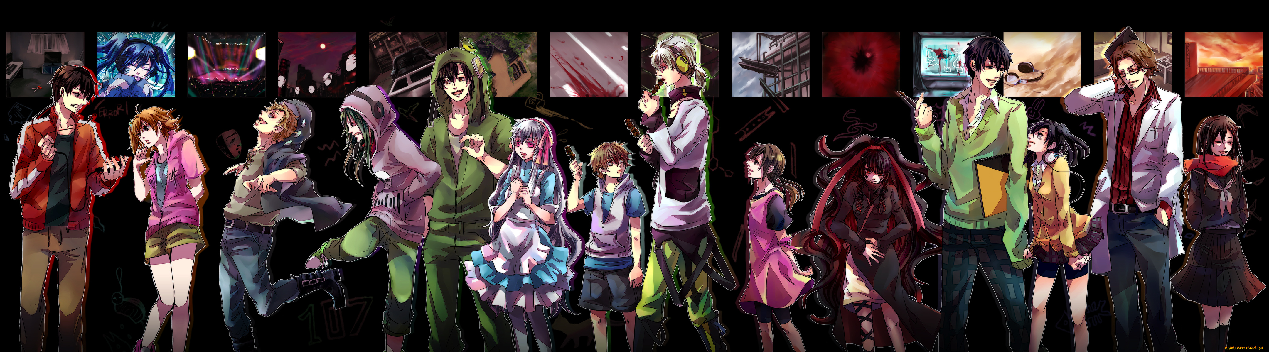 аниме, kagerou, project, kagerou, project