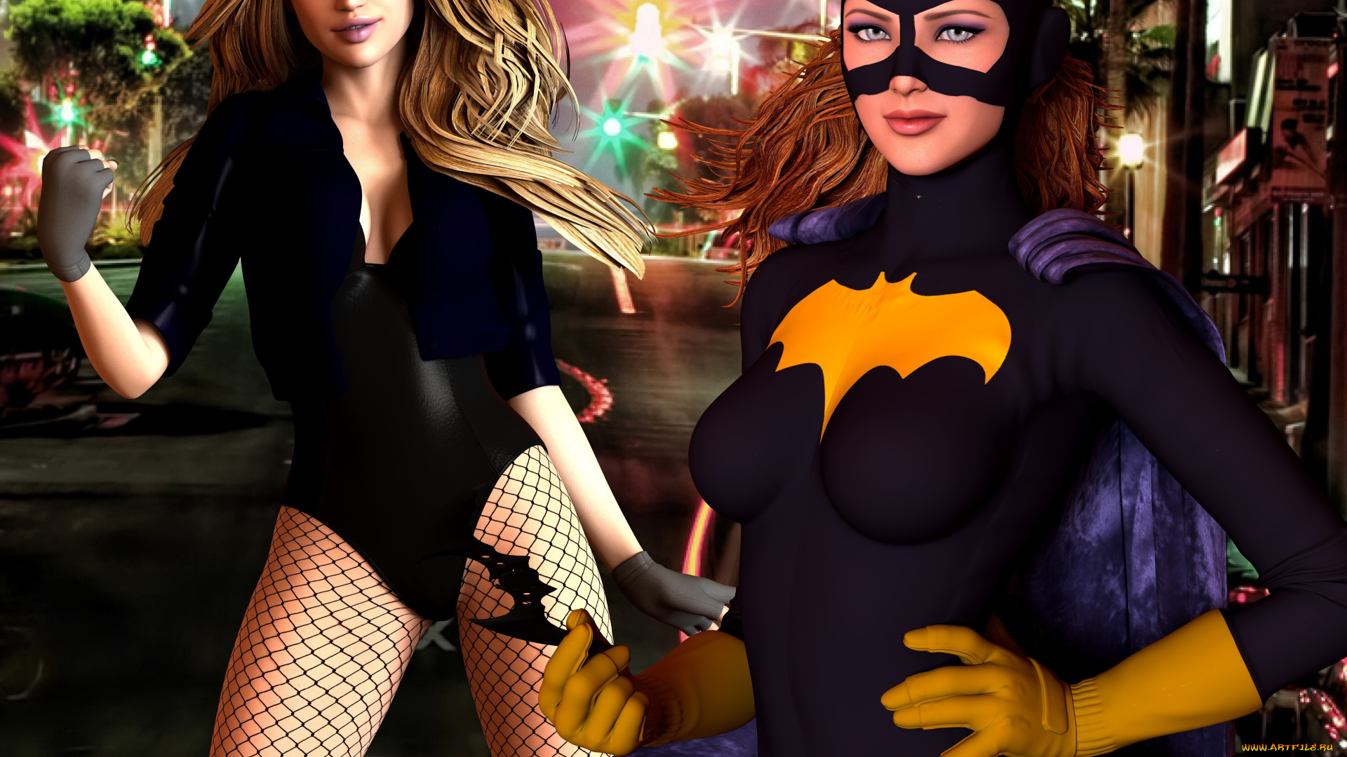 3д, графика, фантазия, , fantasy, фон, взгляд, девушки