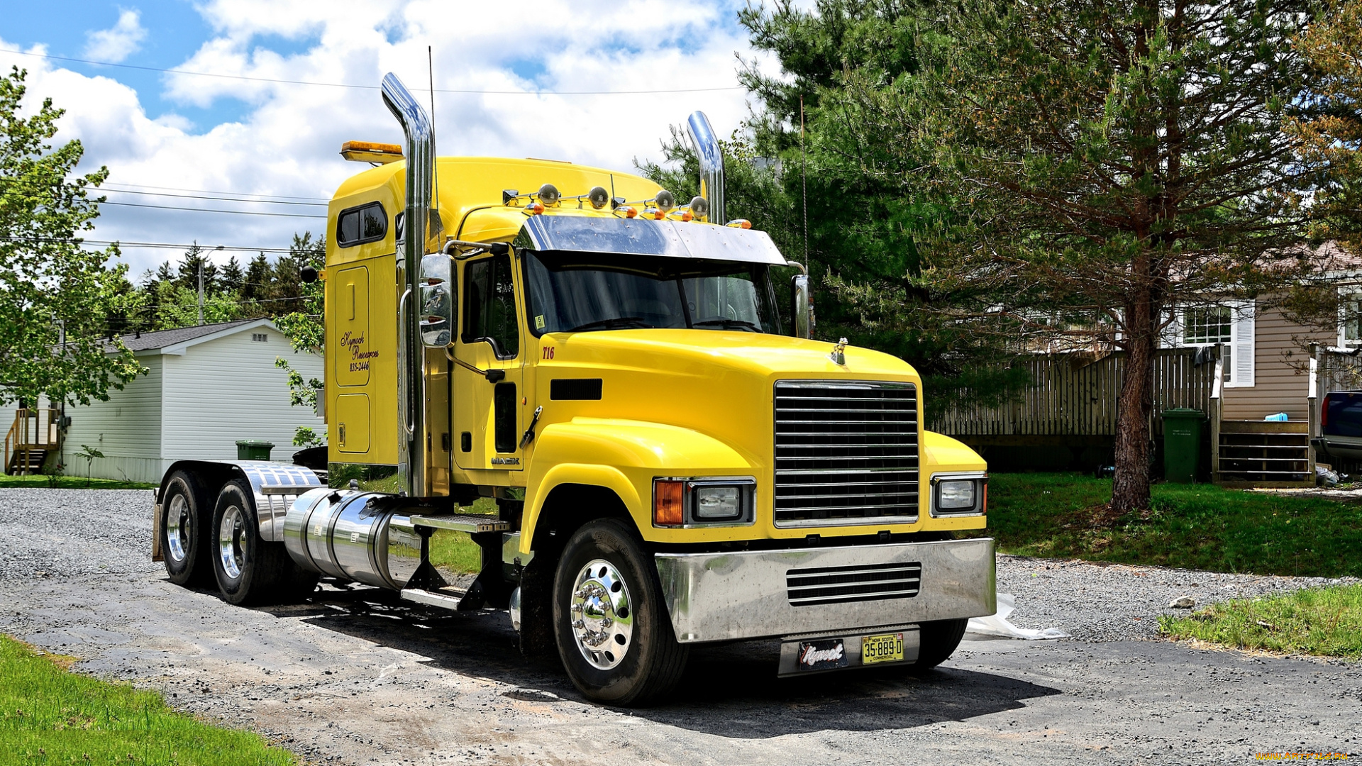 автомобили, mack, грузовик