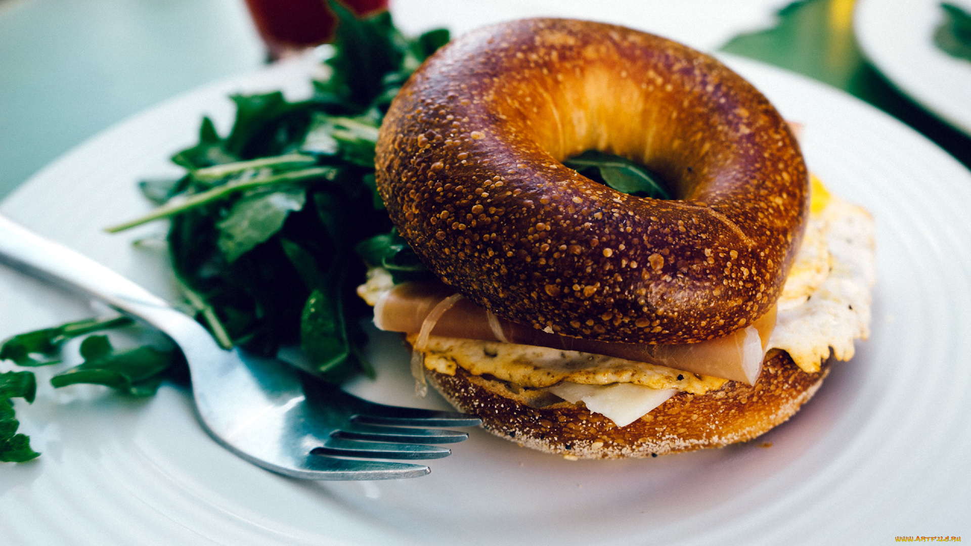 еда, бутерброды, , гамбургеры, , канапе, булочка, зелень, ветчина