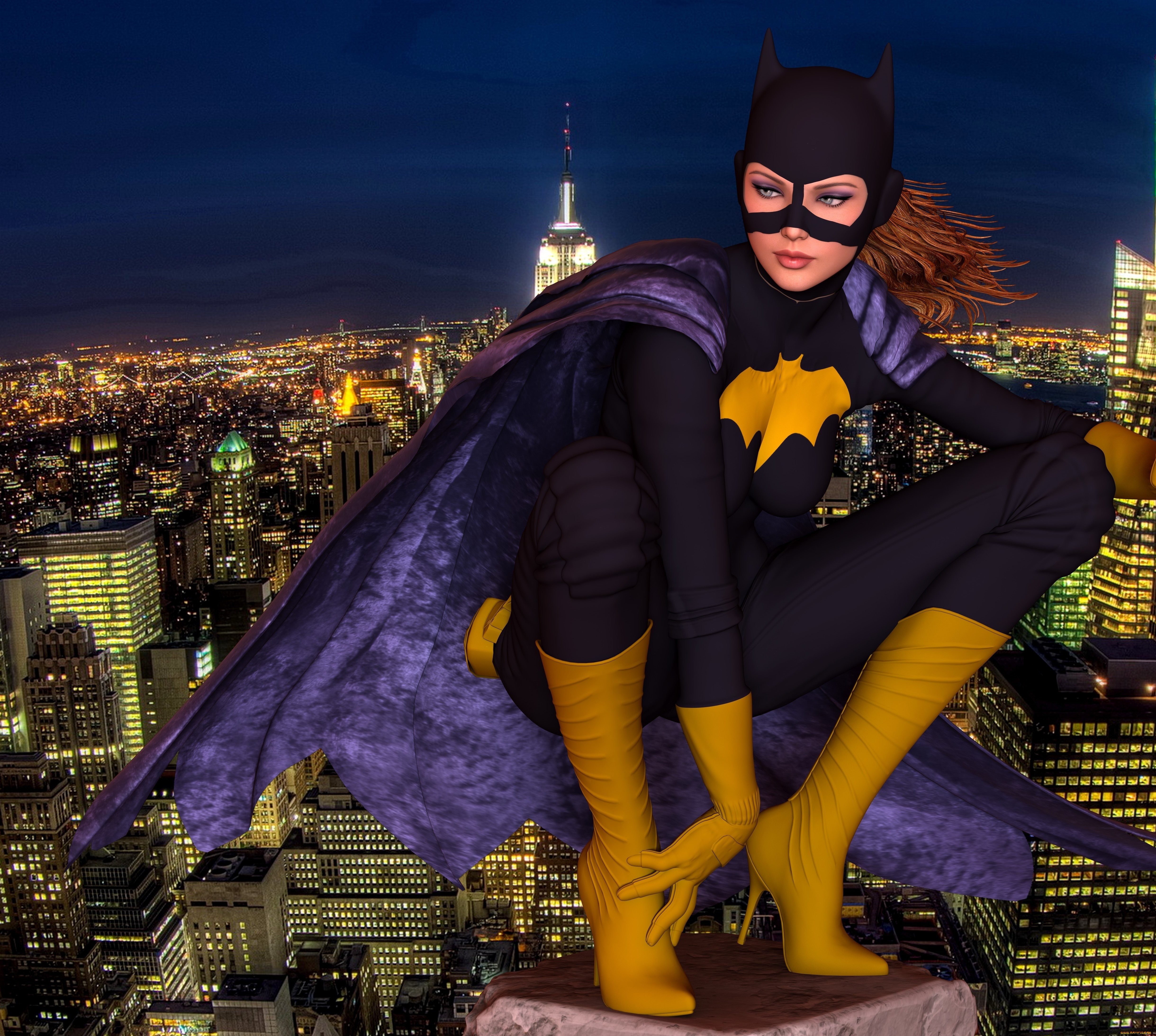 3д, графика, фантазия, , fantasy, супермен, фон, взгляд, девушка