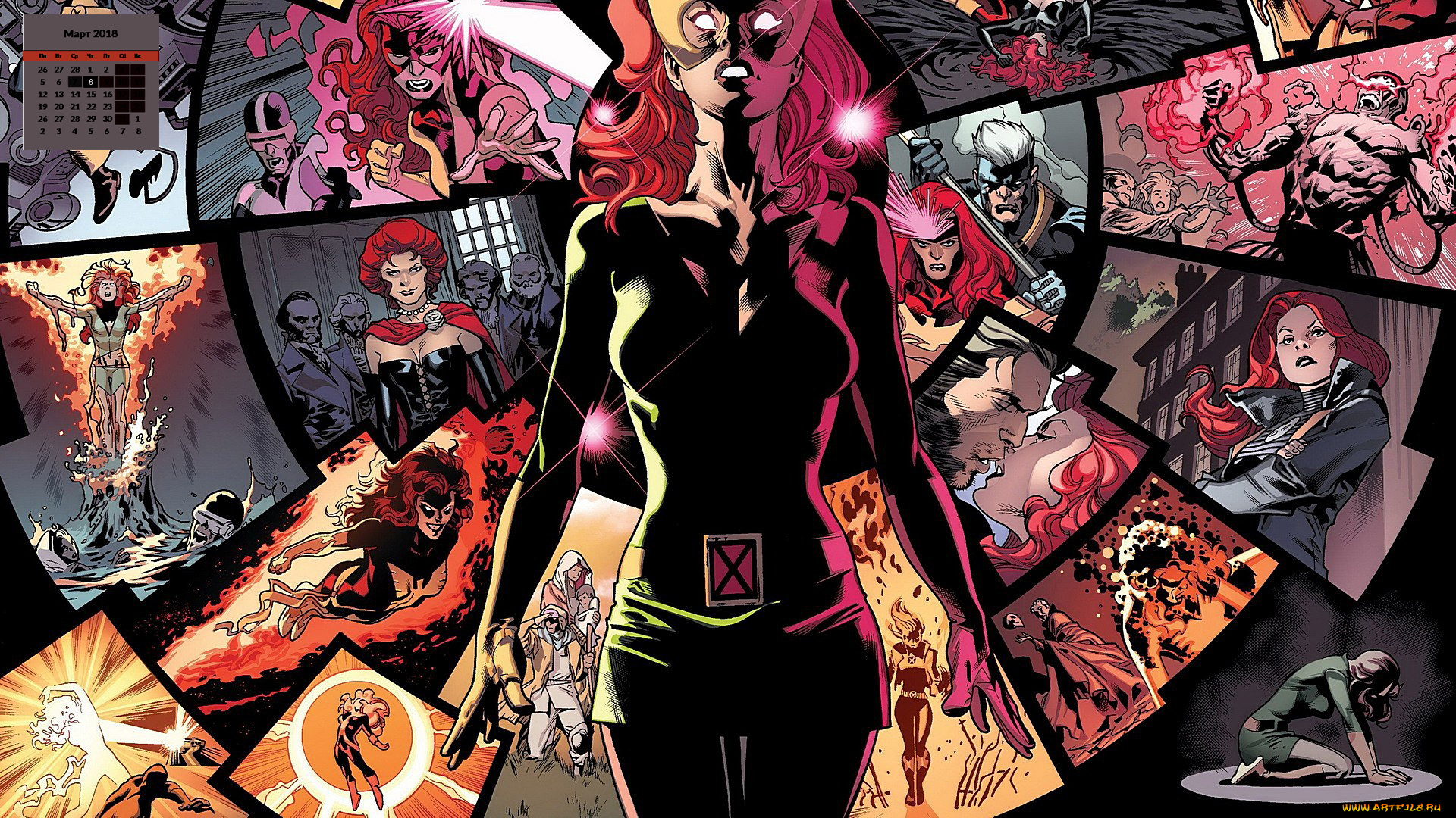 календари, фэнтези, 2018, женщина, комикс