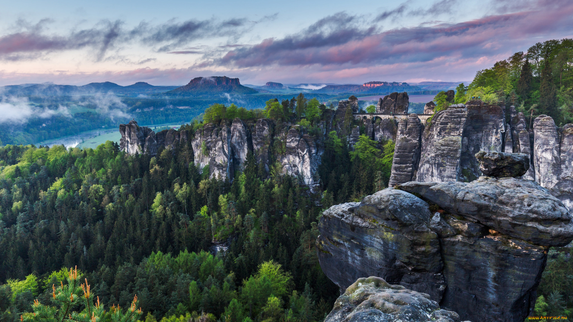 природа, горы, простор