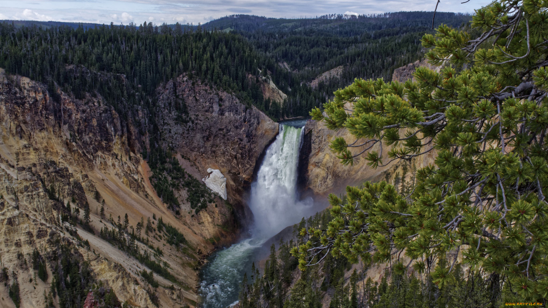природа, водопады, простор