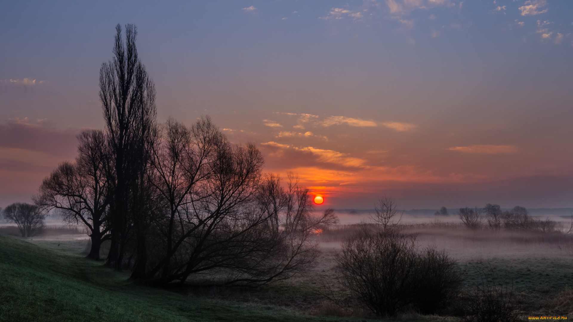 природа, восходы, закаты, простор