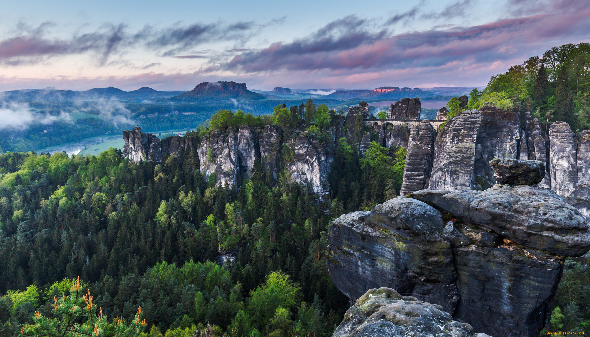 природа, горы, простор