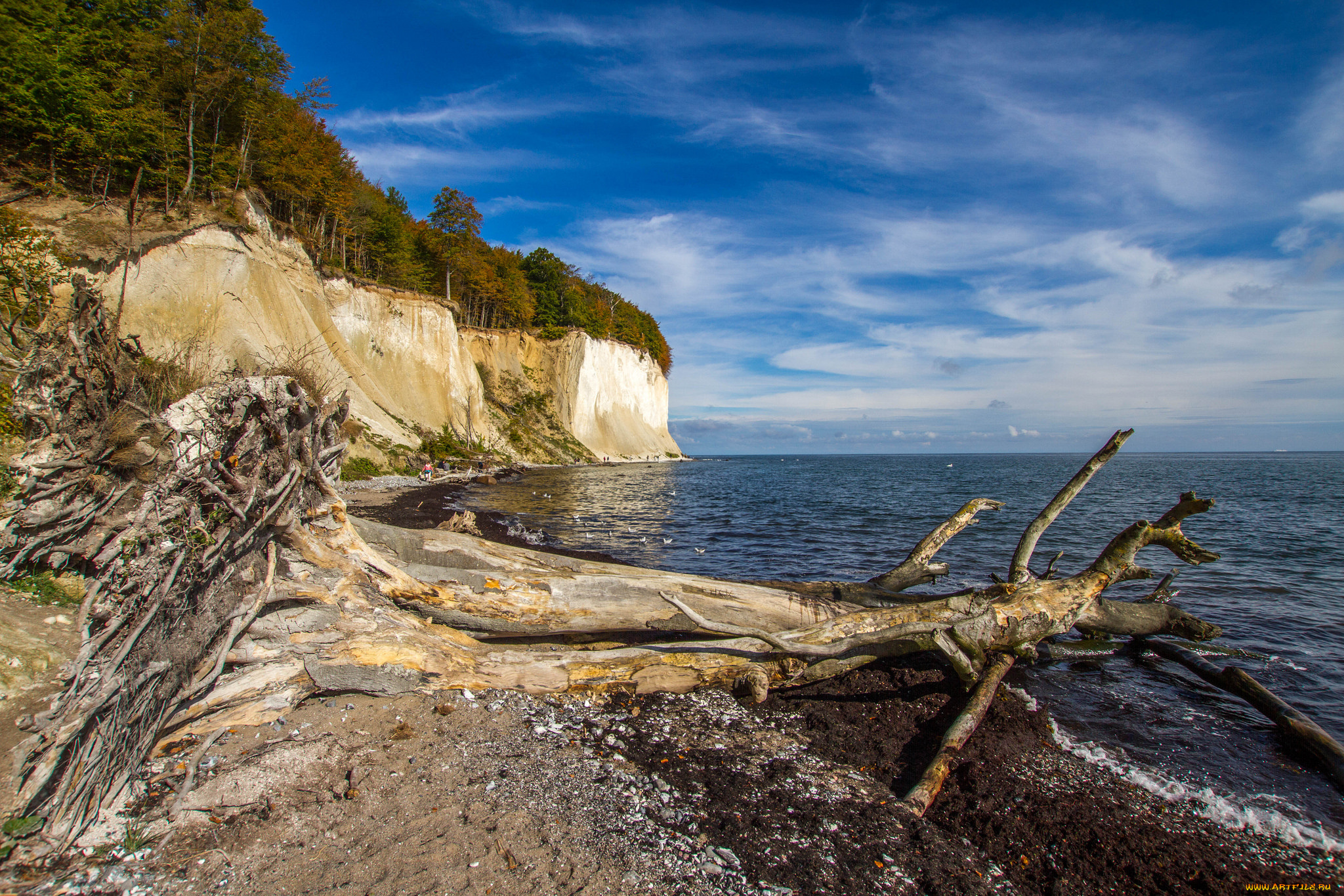 природа, побережье, простор