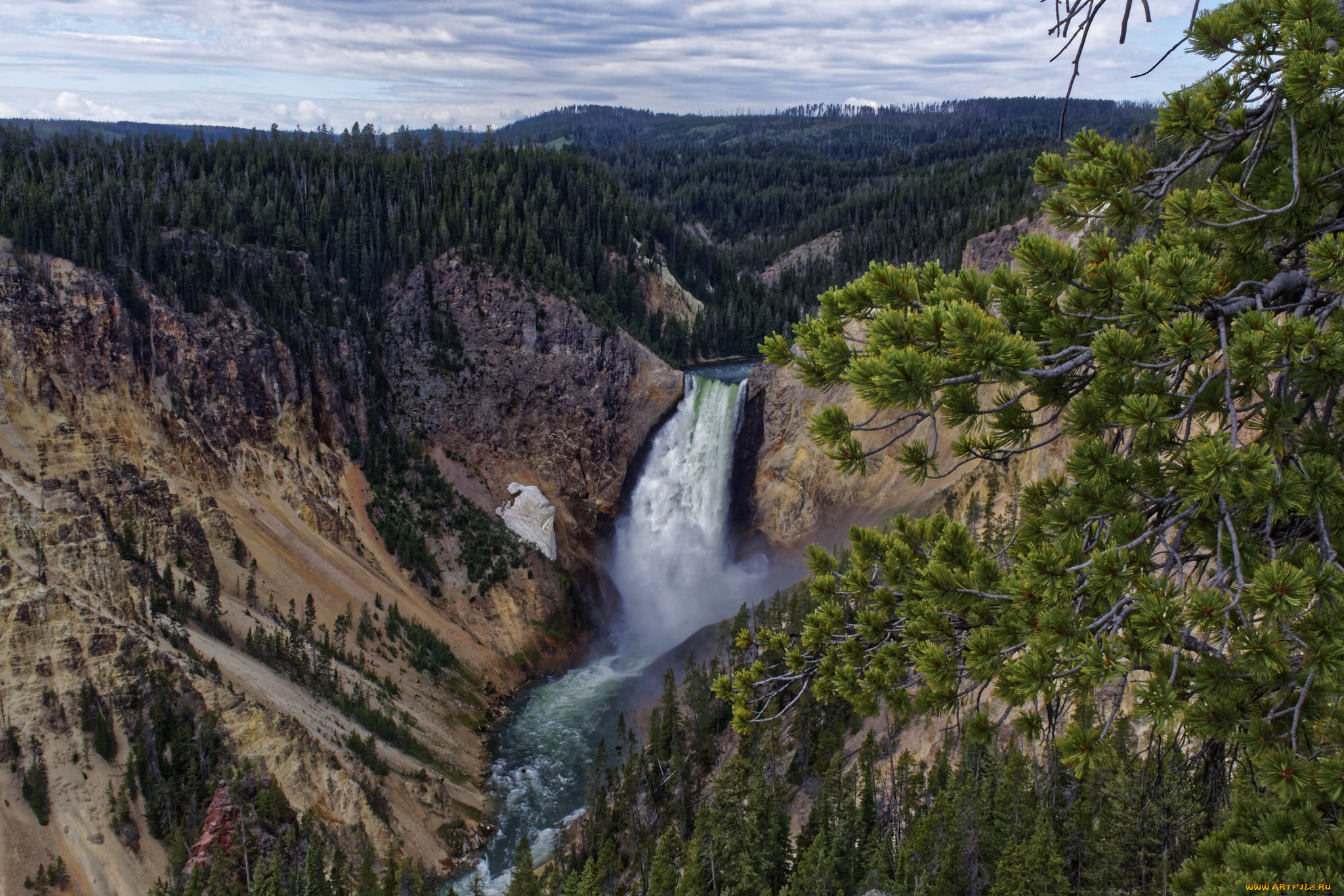 природа, водопады, простор
