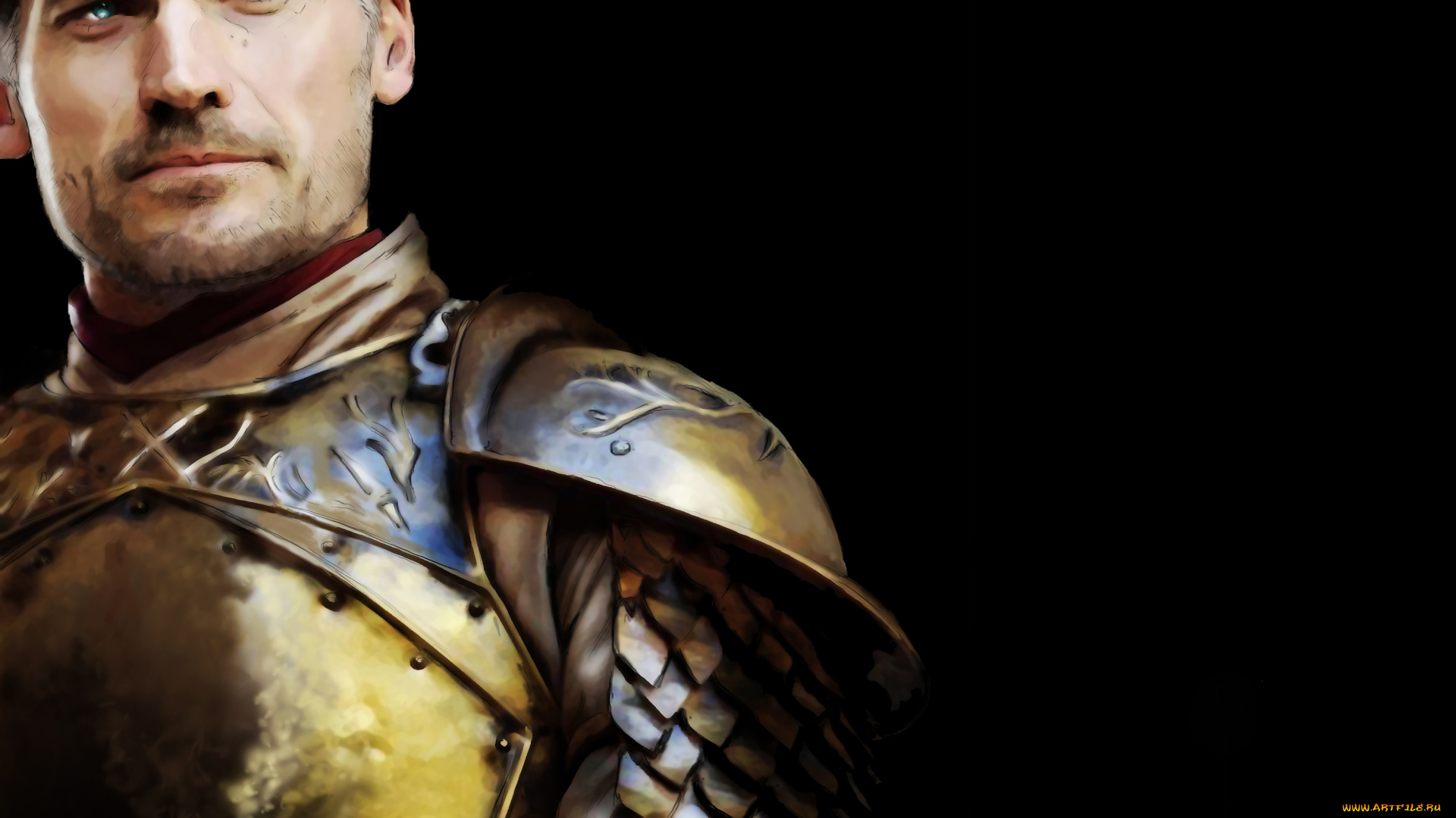 рисованное, кино, фон, мужчина, латы