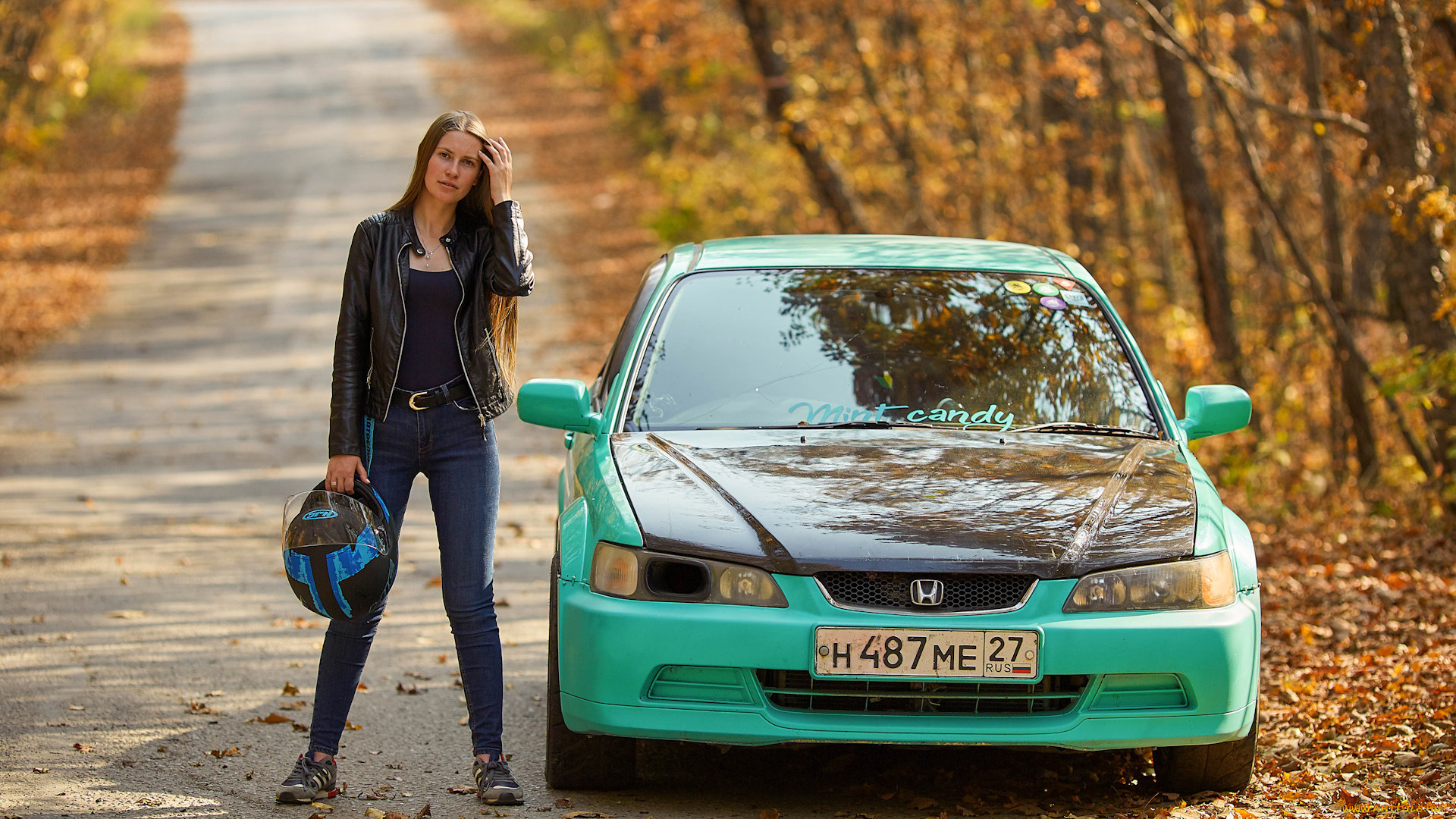 автомобили, -авто, с, девушками, honda, accord