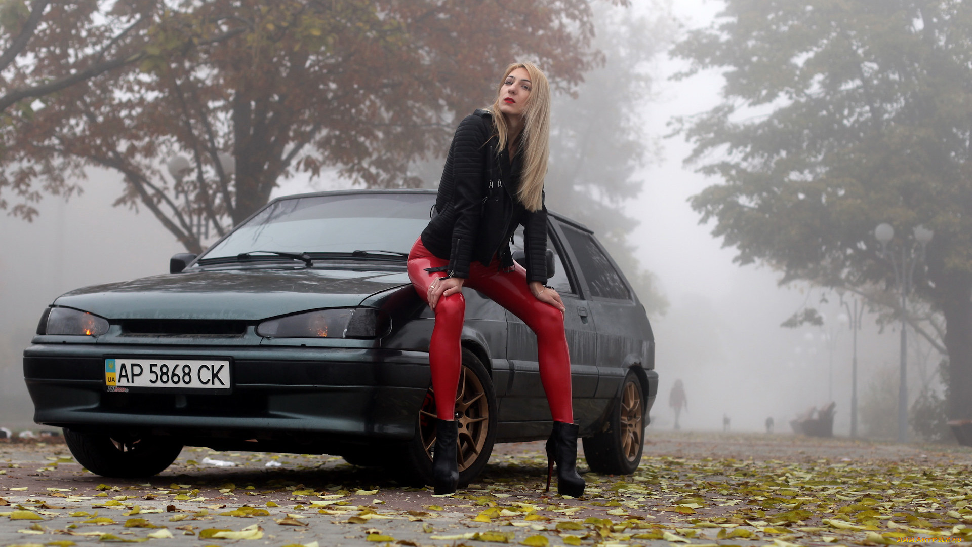 автомобили, -авто, с, девушками, lada, 2113