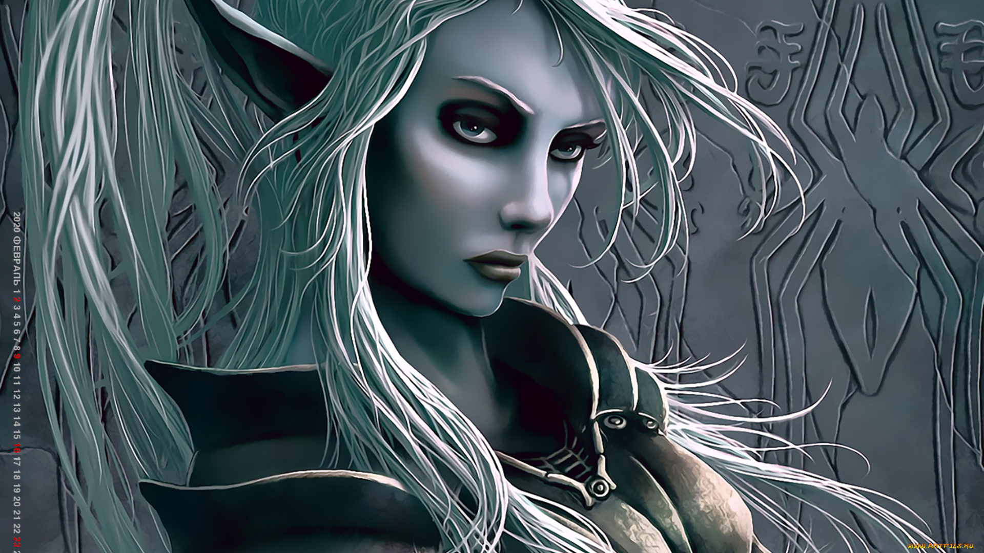 календари, фэнтези, 2020, паук, лицо, девушка, женщина, calendar