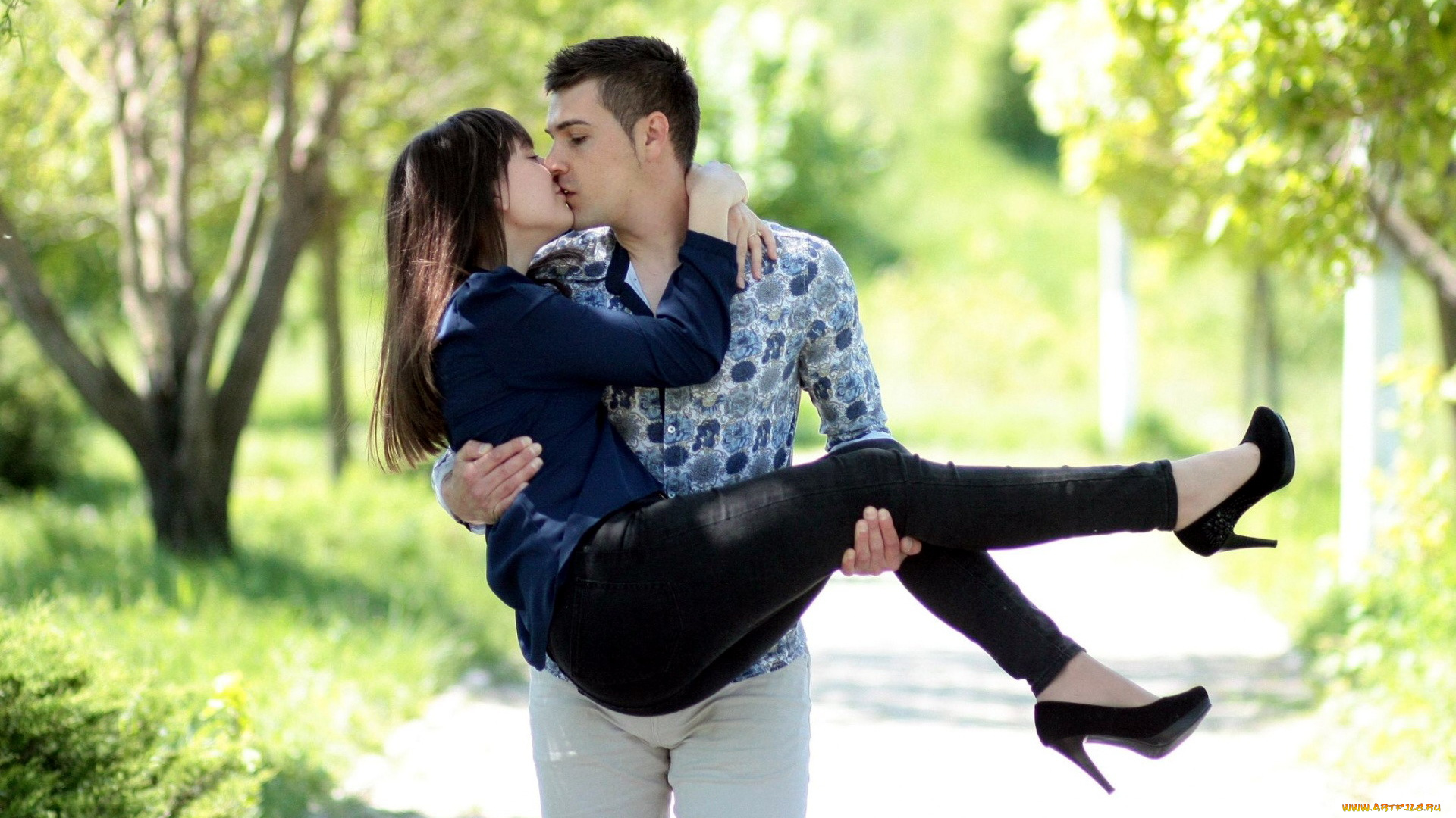 разное, мужчина, женщина, влюбленные, поцелуй