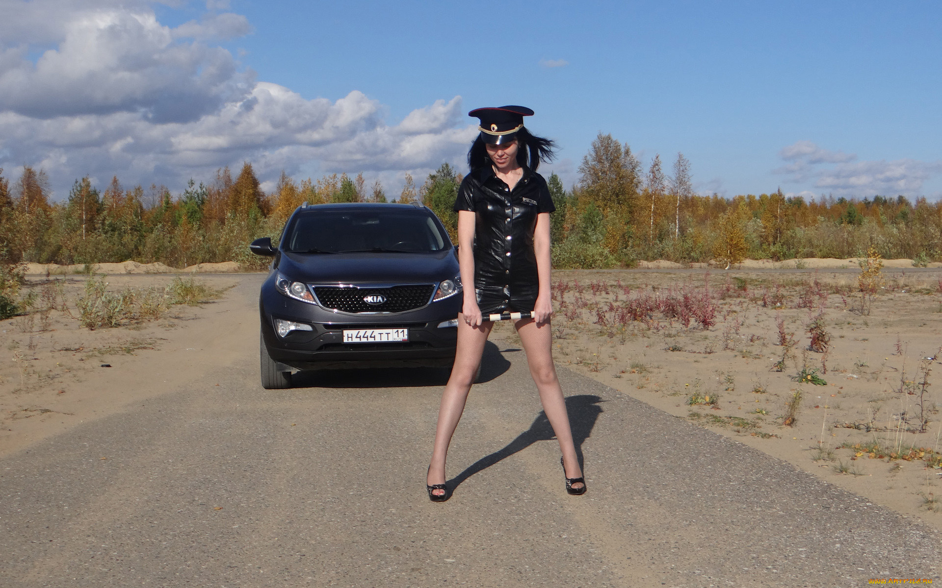 автомобили, -авто, с, девушками, kia, sportage