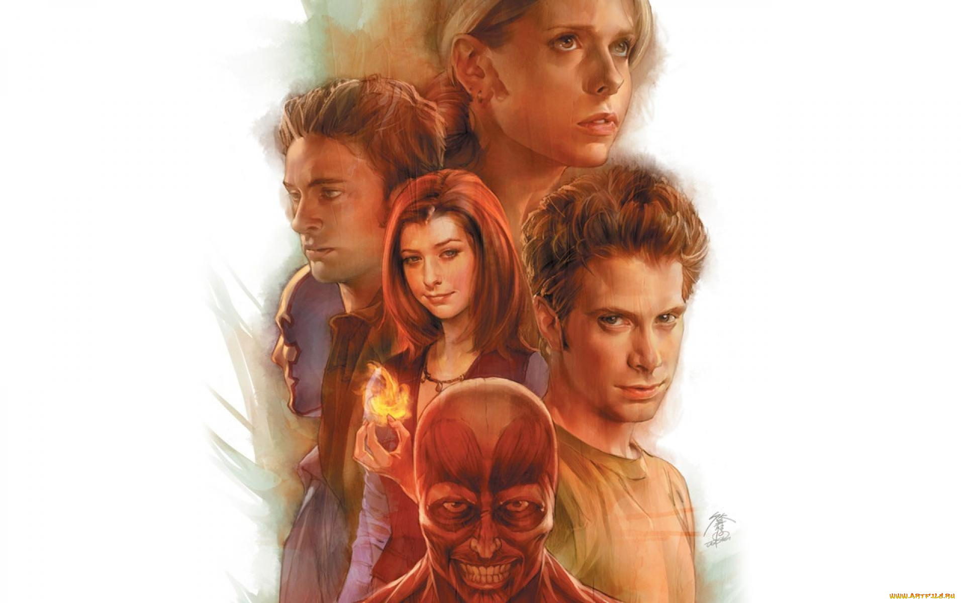 фэнтези, _buffy, , the, vampire, slayer, лица, персонажи
