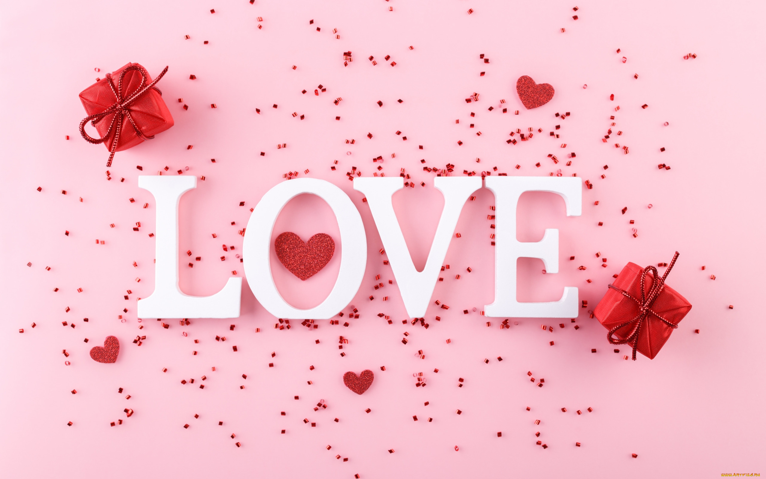 праздничные, день, святого, валентина, , сердечки, , любовь, надпись, подарки, сердечки