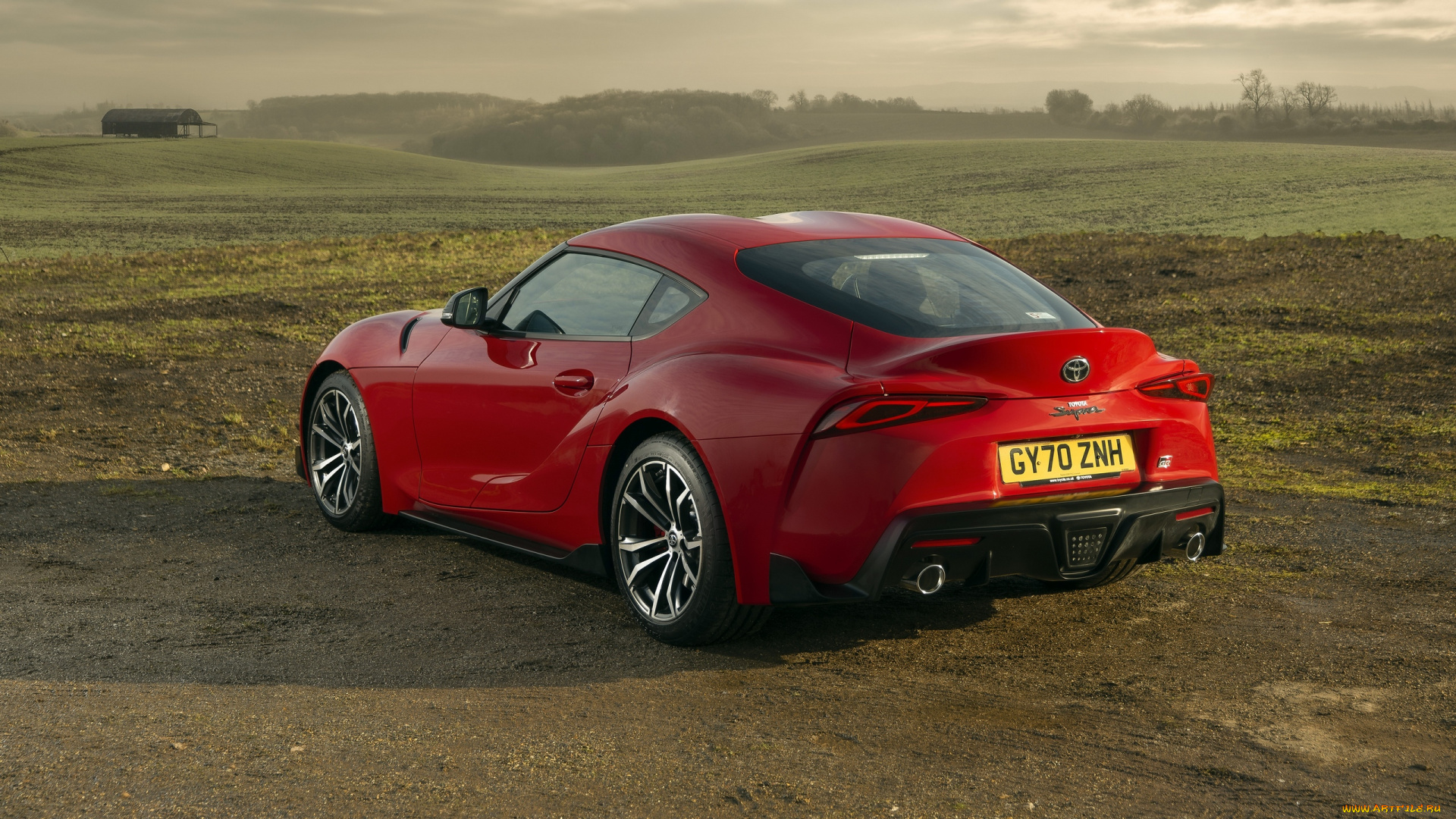 2021, toyota, gr, supra, 2, автомобили, toyota, gr, supra, 20, 2021, купе, вид, сзади