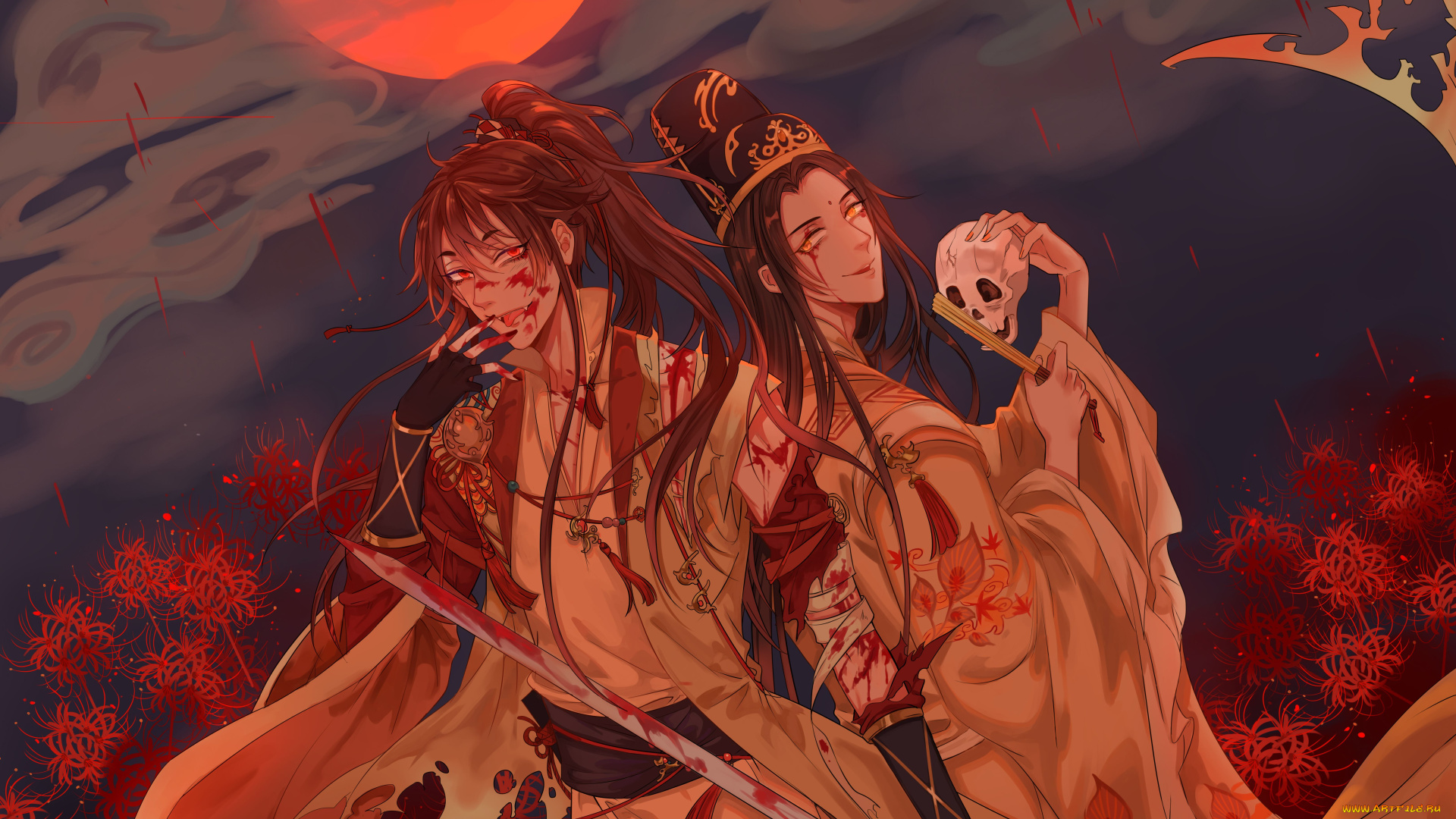 аниме, mo, dao, zu, shi, the, untamed, неукротимый, повелитель, чэньцин, мосян, тунсю, mo, dao, zu, shi, магистр, дьявольского, культа