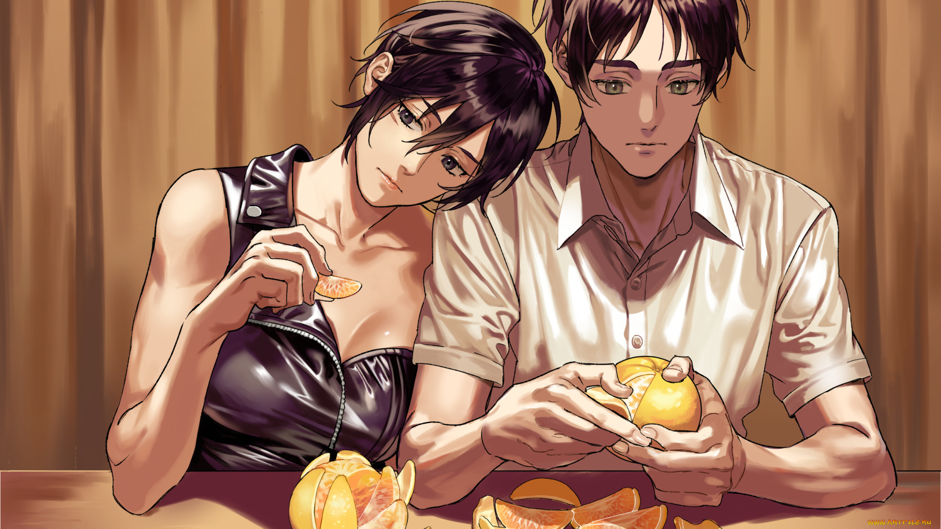 аниме, shingeki, no, kyojin, attack, on, titan