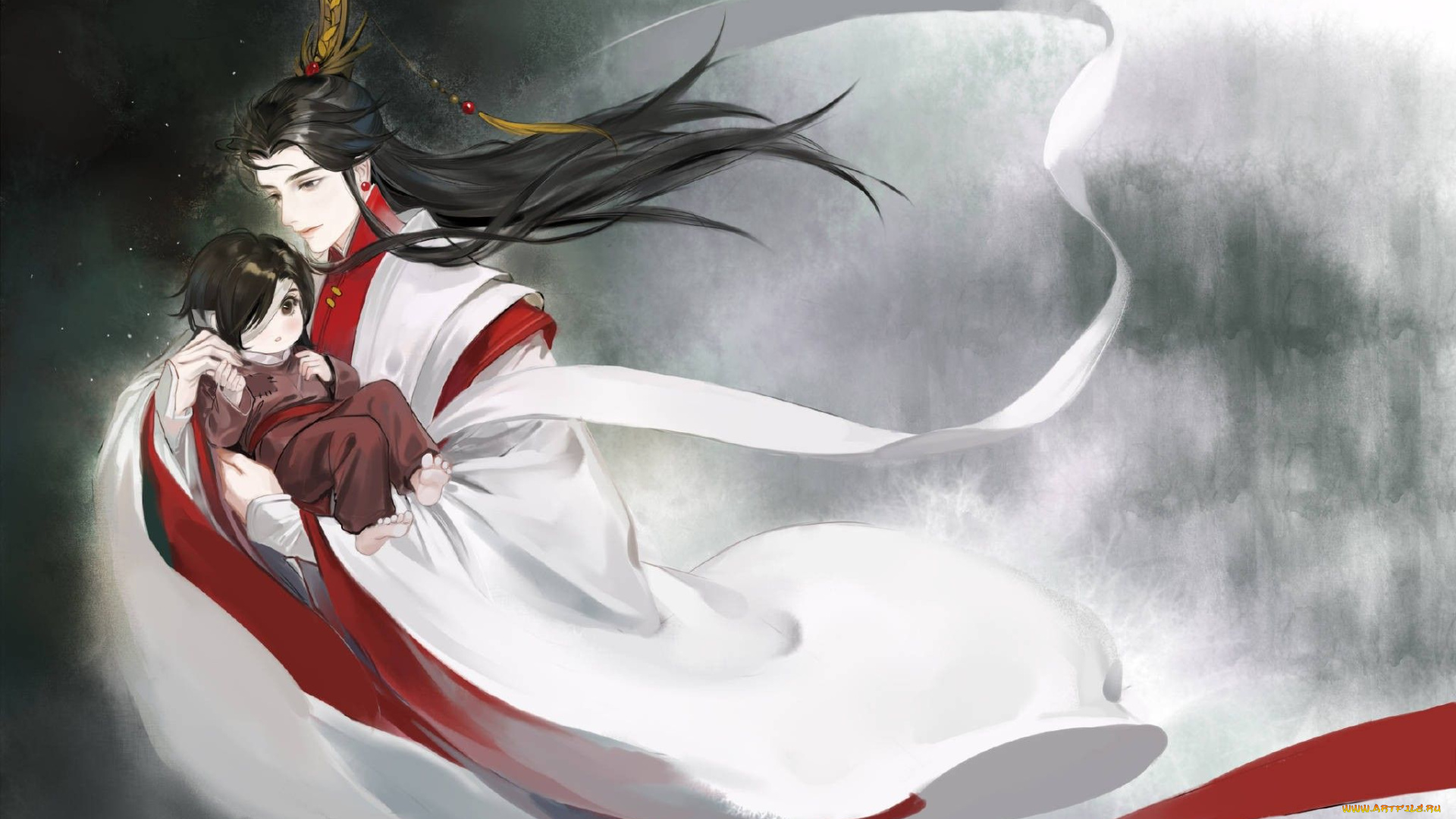 аниме, tian, guan, ci, fu, благословение, небожителей, tian, guan, ci, fu, мосян, тунсю