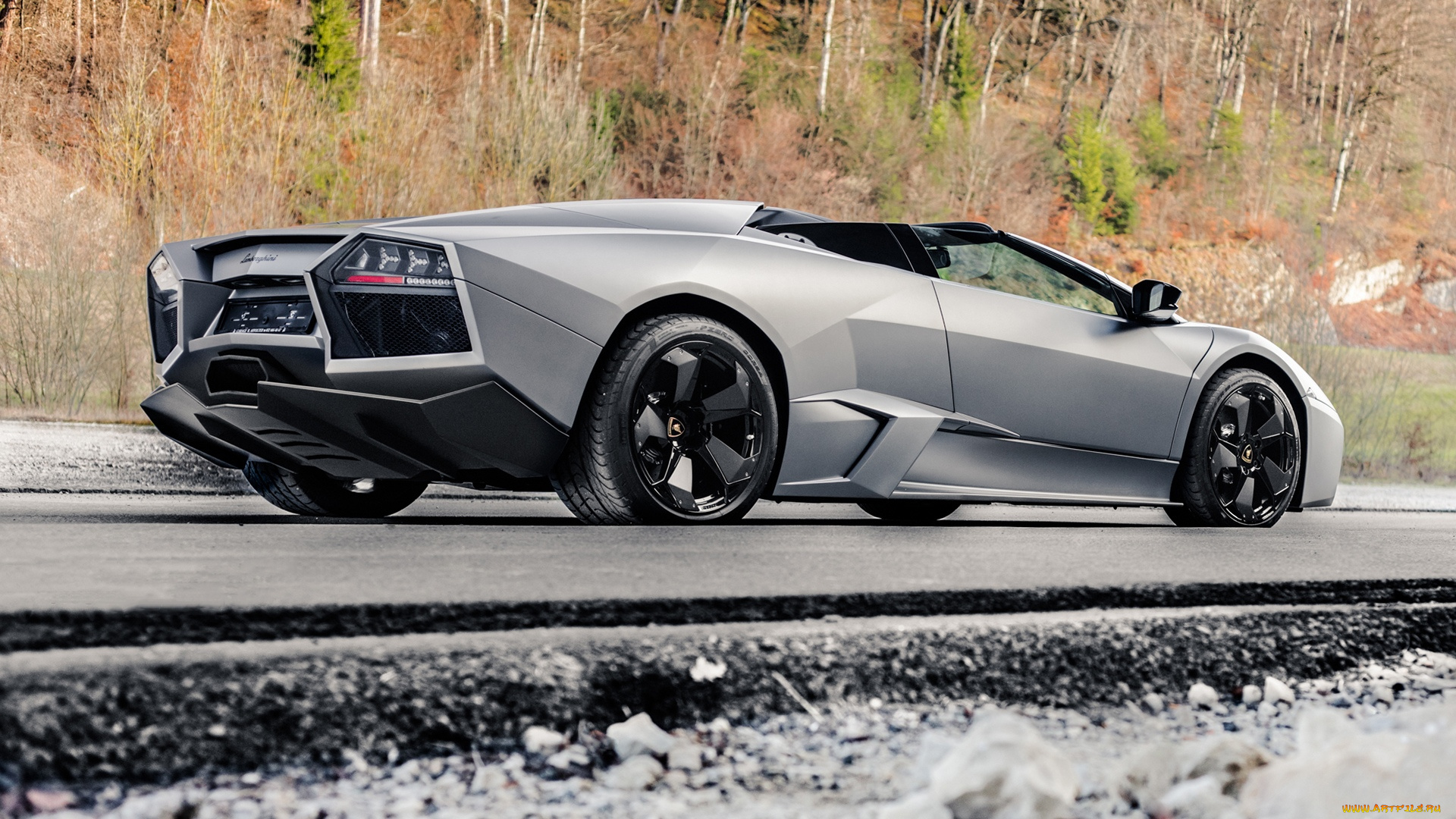 автомобили, lamborghini, reventon, roadster
