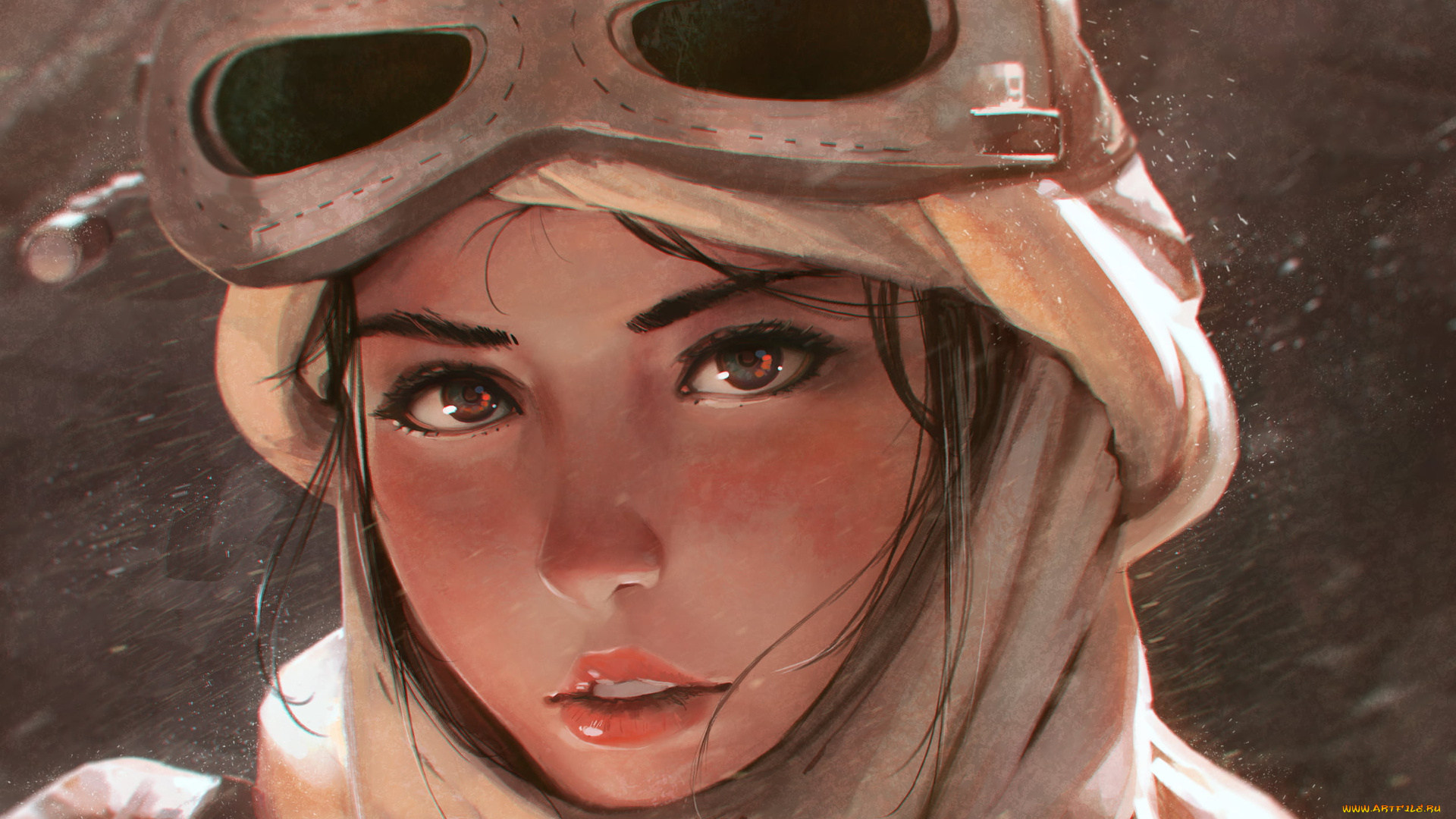 star, wars, рисованное, guweiz, девушка